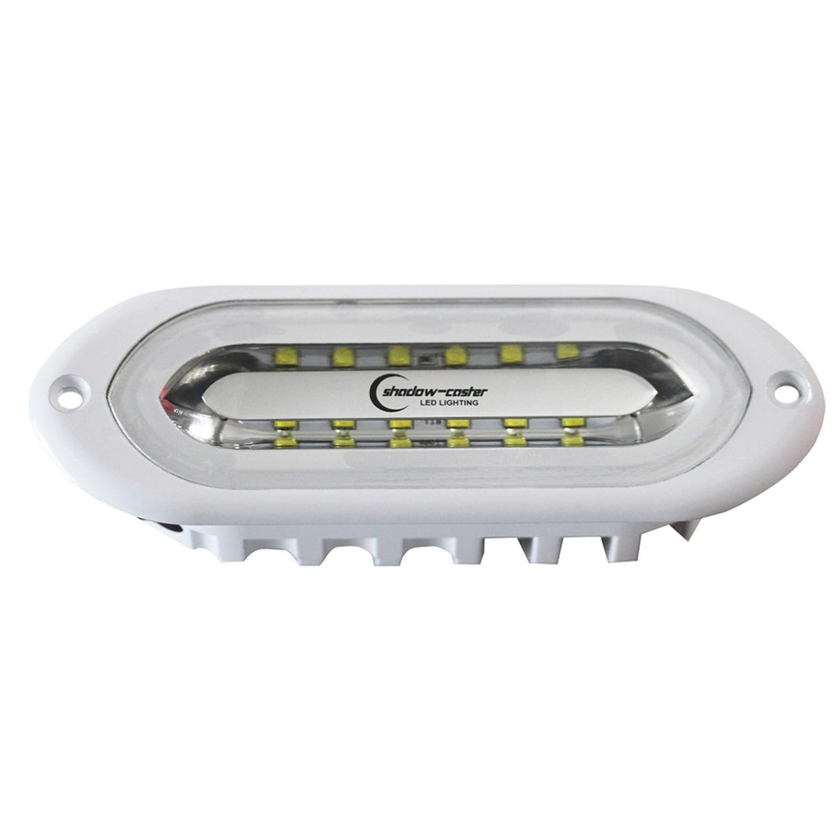 Shadow Caster Scm-Sl Spreader Light White, Blue, Red Led Flush Mount White Housing