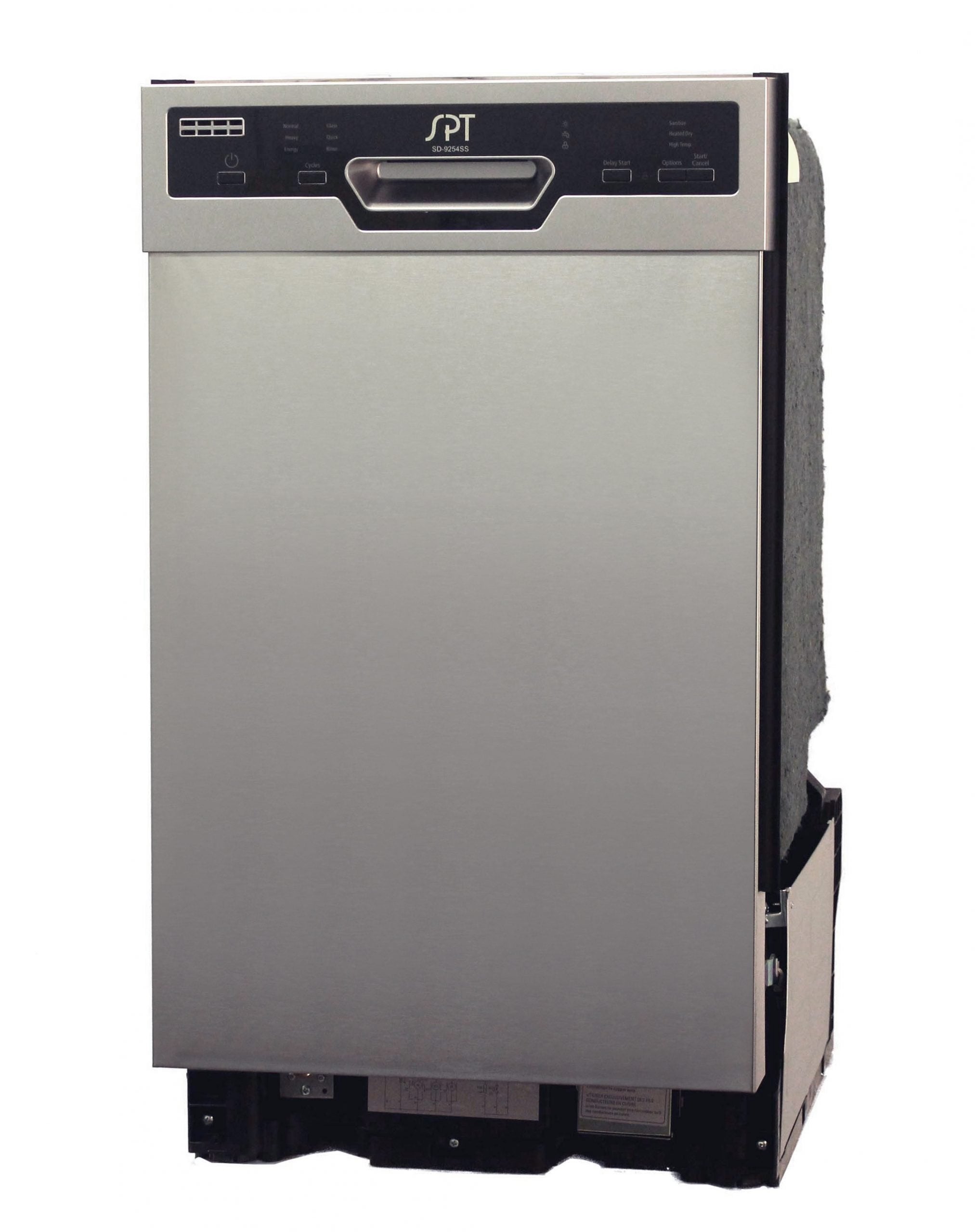 Energy Star 18″ Built-In Dishwasher w/Heated Drying - Stainless