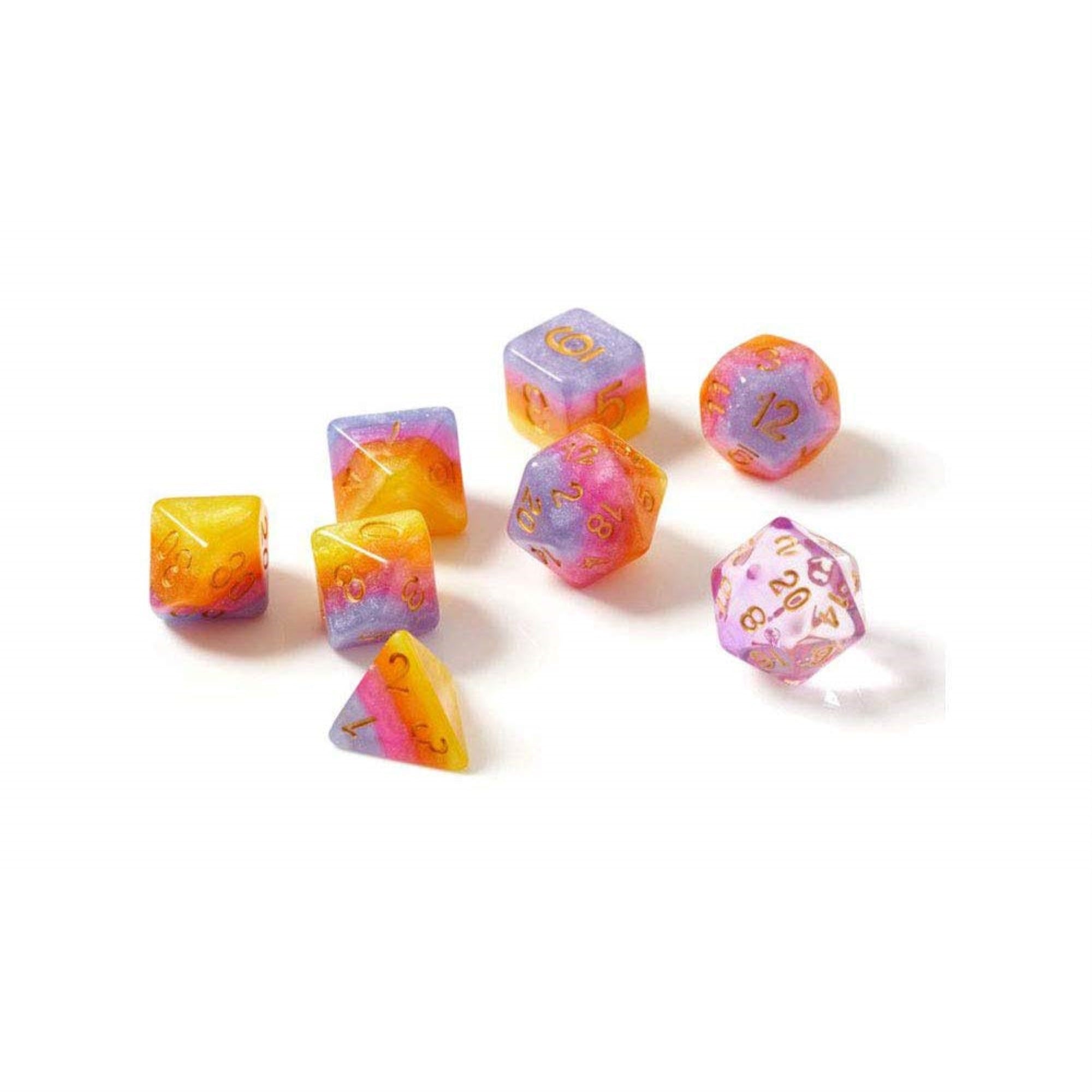 Sirius Dice Rpg Dice Set: Tahitian Sunset