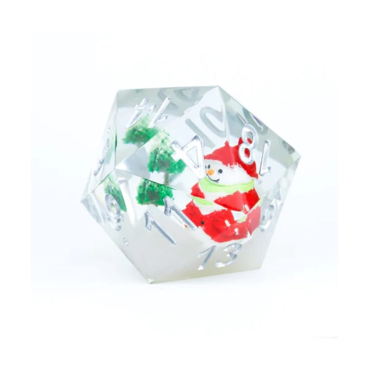 Sirius Dice 54Mm D20 Christmas Snowman