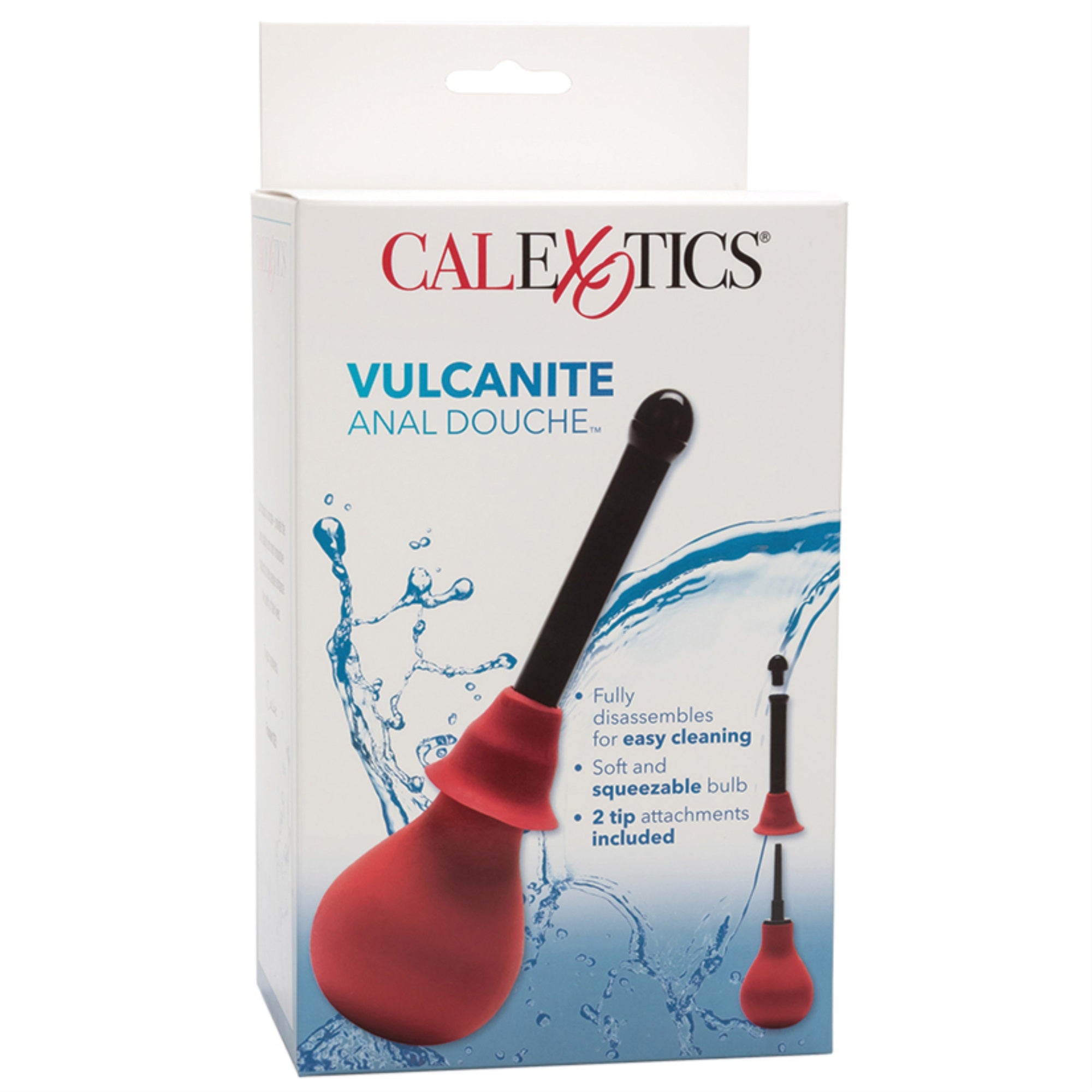 Vulcanite Anal Douche w/Attachments