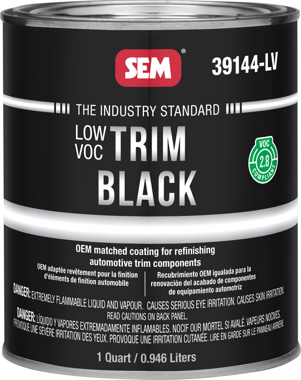 Sem Products Low Voc Trim Black
