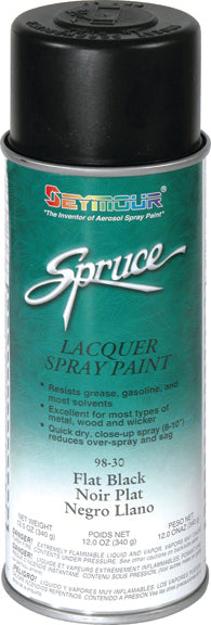 Spruce Flat Black Lacquer
