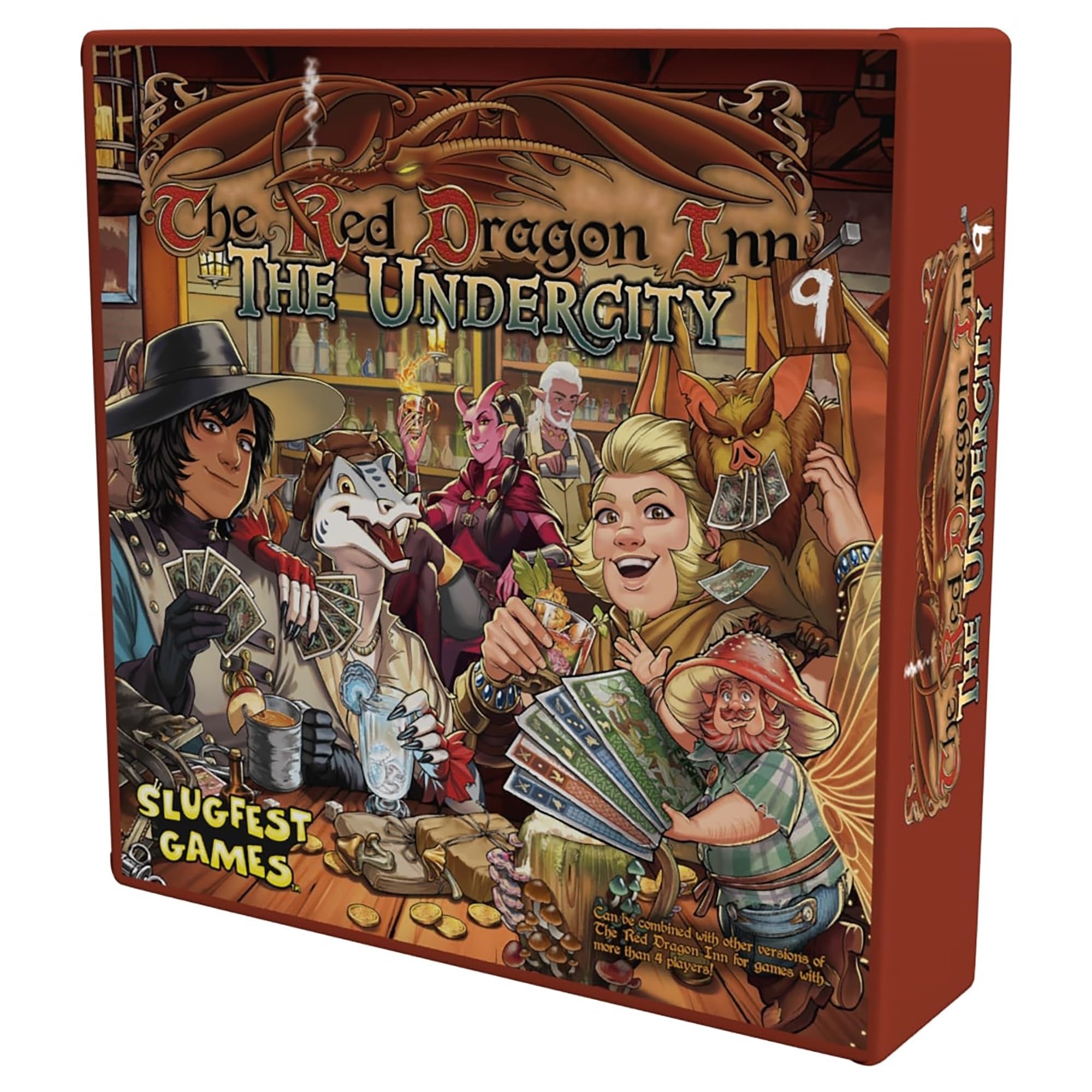Slugfest Games Slugfest Game: The Red Dragon Inn 9: The Undercity - Stand Alone Or Combine, Strategy Board Game, Explore The City Below The City, Age 13+, 2-4 Player
