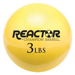 Hand Held Fitness Ball (3Lb - Yellow)