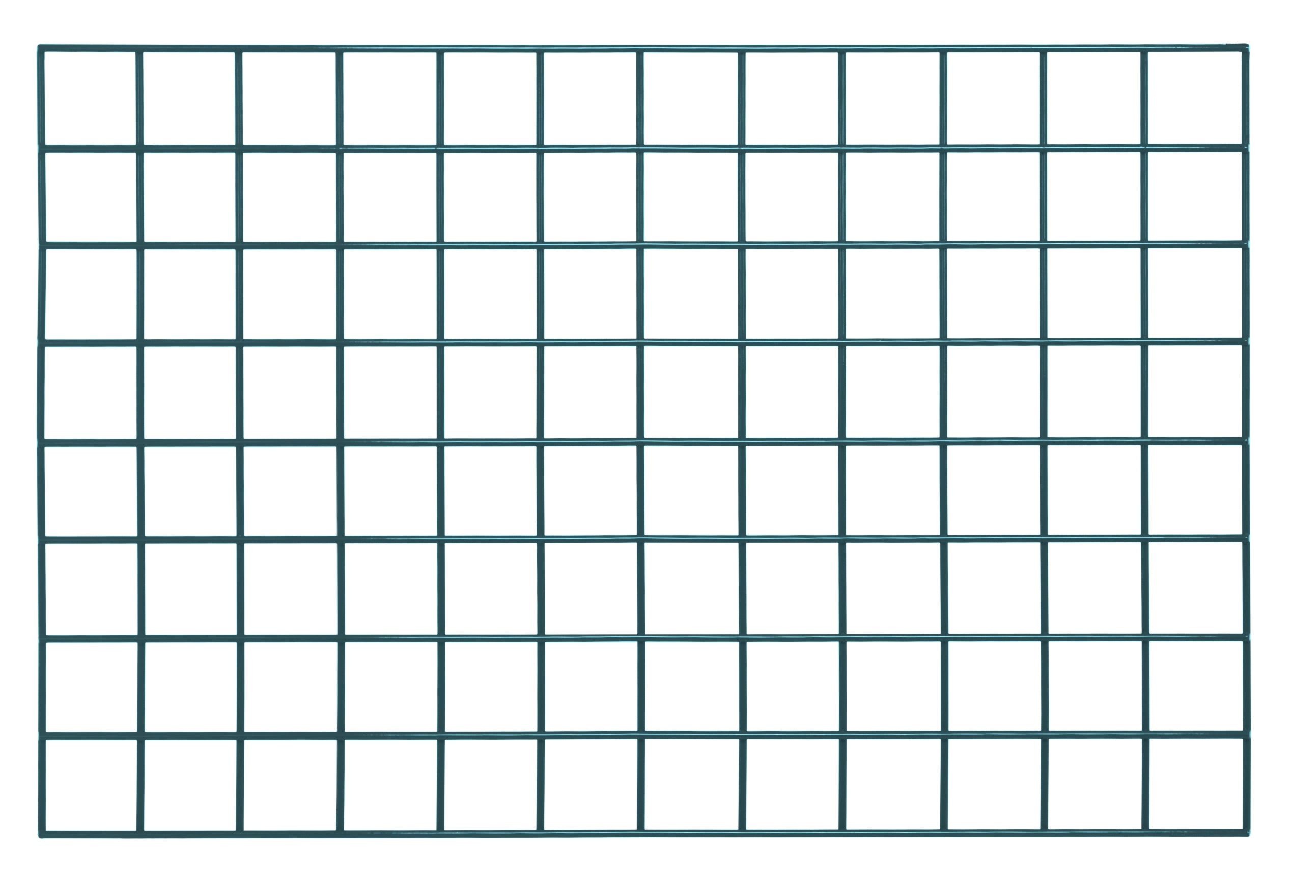 Store Grid Panel, 30"W x 24"H, green epoxy antimicrobial finish, NSF (does not include mounting brackets)