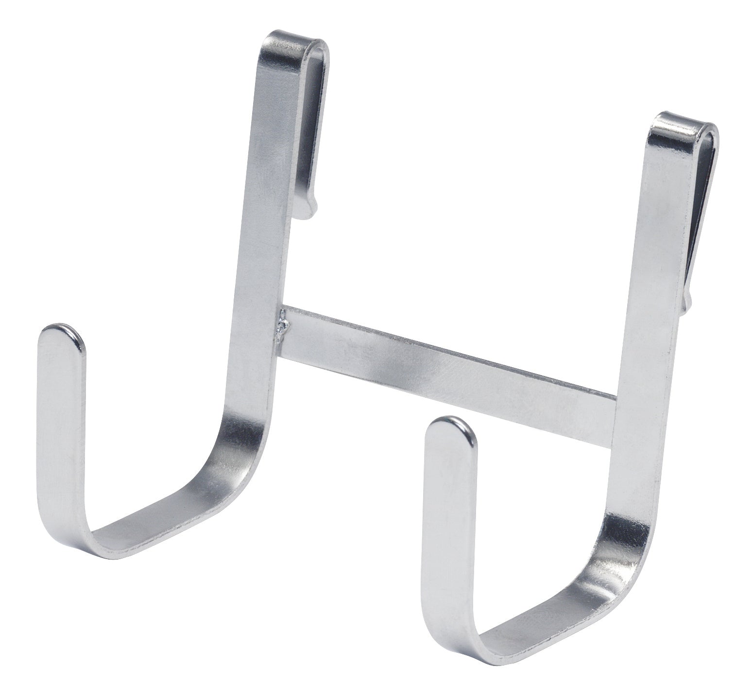 Store Grid Large Double Hook, 4-1/4"W x 2-1/2"D x 3-3/4"H, green epoxy antimicrobial finish, NSF
