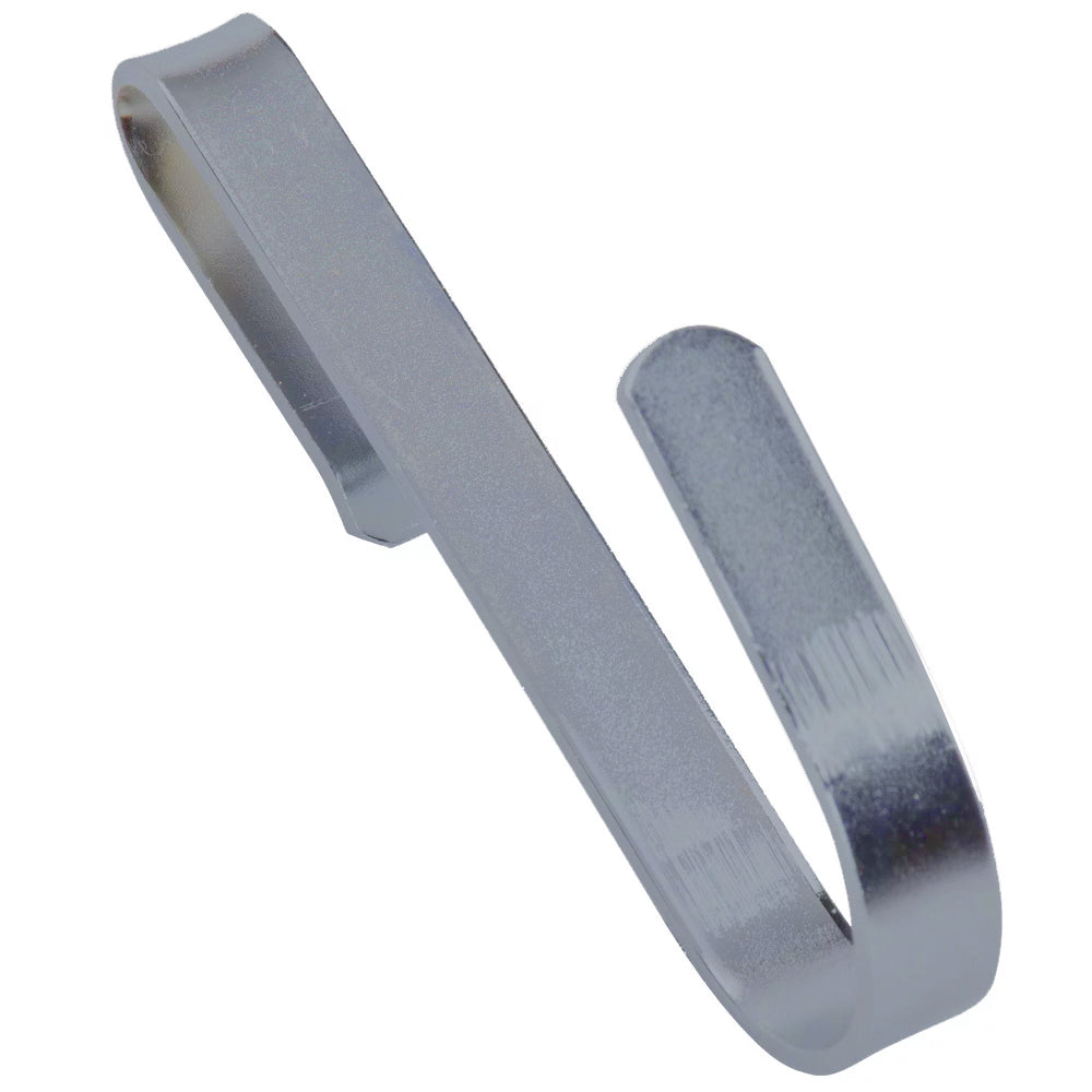 Store Grid Small Hook, 1/4"W x 1-1/2"D x 3-3/4"H, gray epoxy antimicrobial finish, NSF