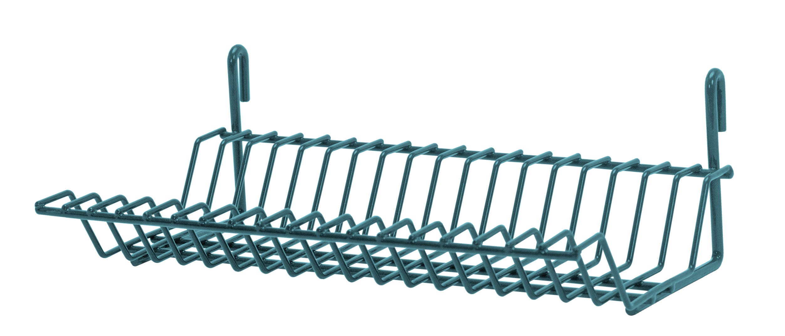 Store Grid Lid/Tray Drying Rack, 13-1/2"W x 8-1/2"D x 4-1/4"H, green epoxy antimicrobial finish, NSF