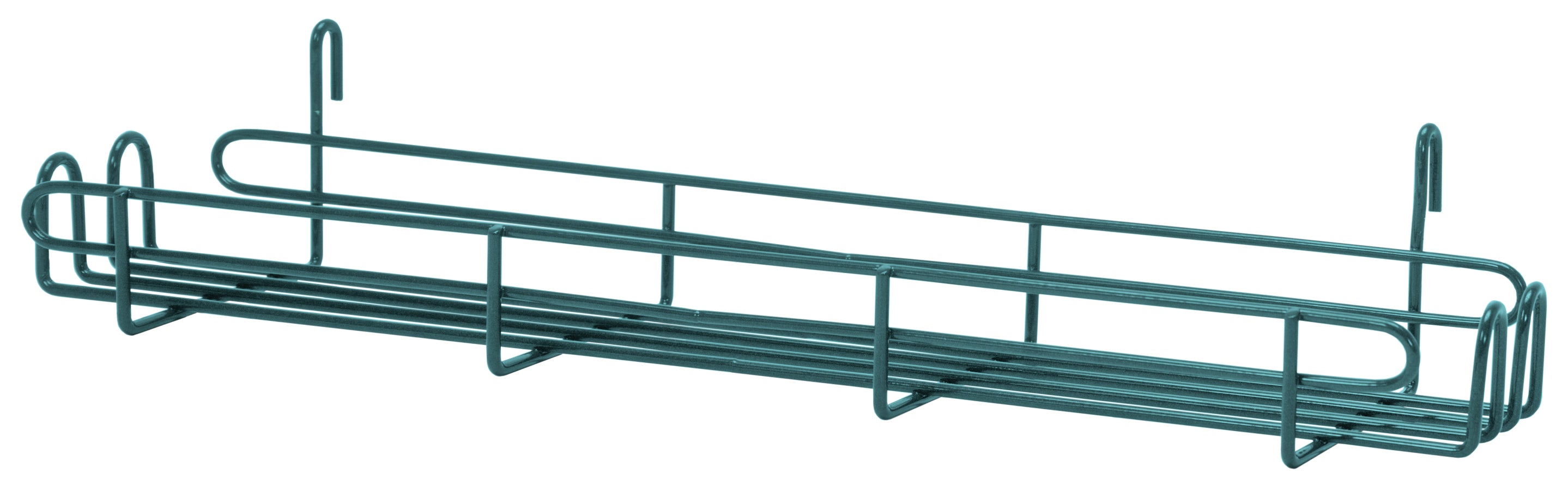 Store Grid Spice Rack, 11-1/4"W x 5"W x 3-3/4"H, green epoxy antimicrobial finish, NSF