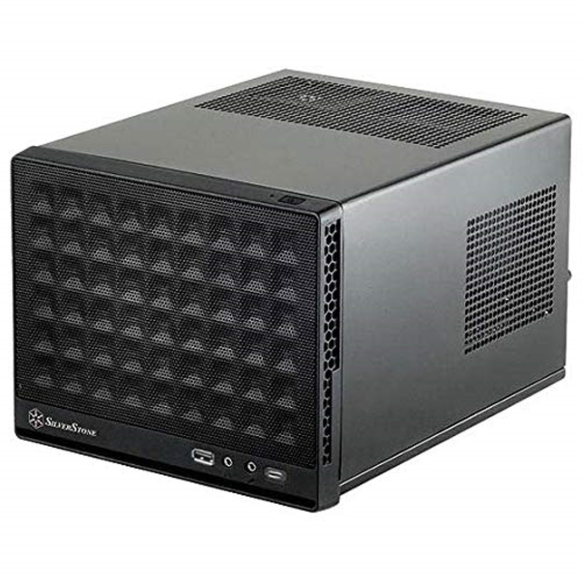 Sg13 W/1 Type C, Black Mesh,,Steel Body, Mini-Itx, 1X3.5' Or 2X2.5', 1X2.5', 1X120 Or 140 Fan/Radiator Slot, Audio In And Out, 1Xusb3.0, Atx Psu Support