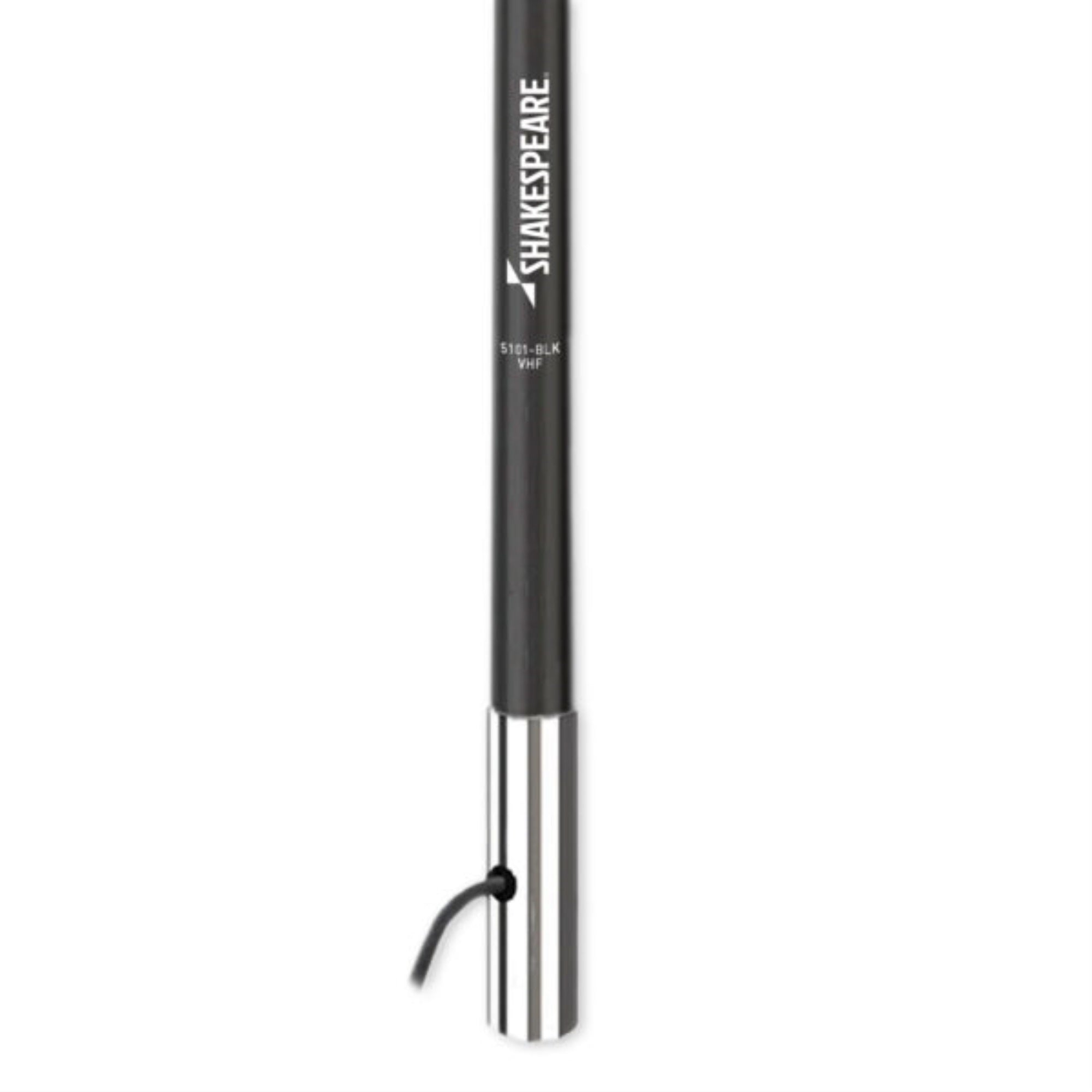Shakespeare 5101 Black 8' 6Db Vhf Antenna Chrome Ferrule 15' Rg58 Cable