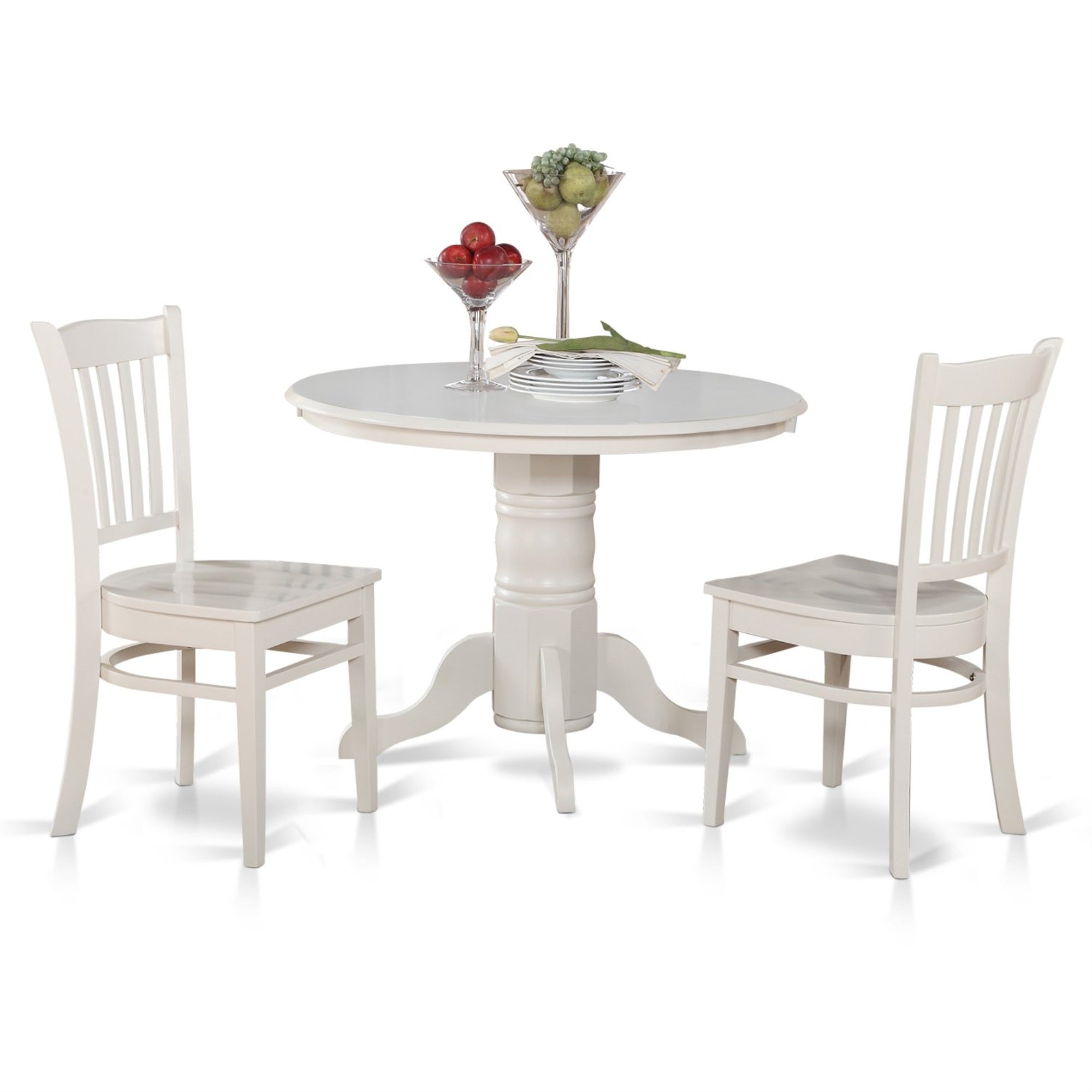East West Furniture Shgr3-Whi-W, 3-Piece