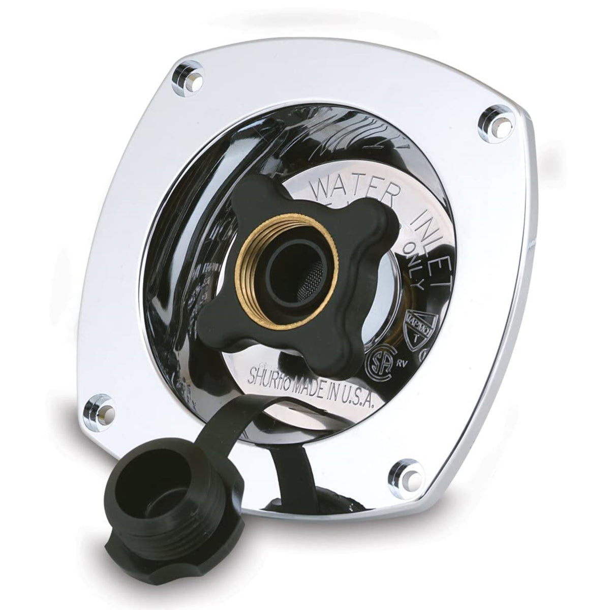 Shurflo By Pentair Pressure Reducing City Water Entry - Wall Mount - Chrome