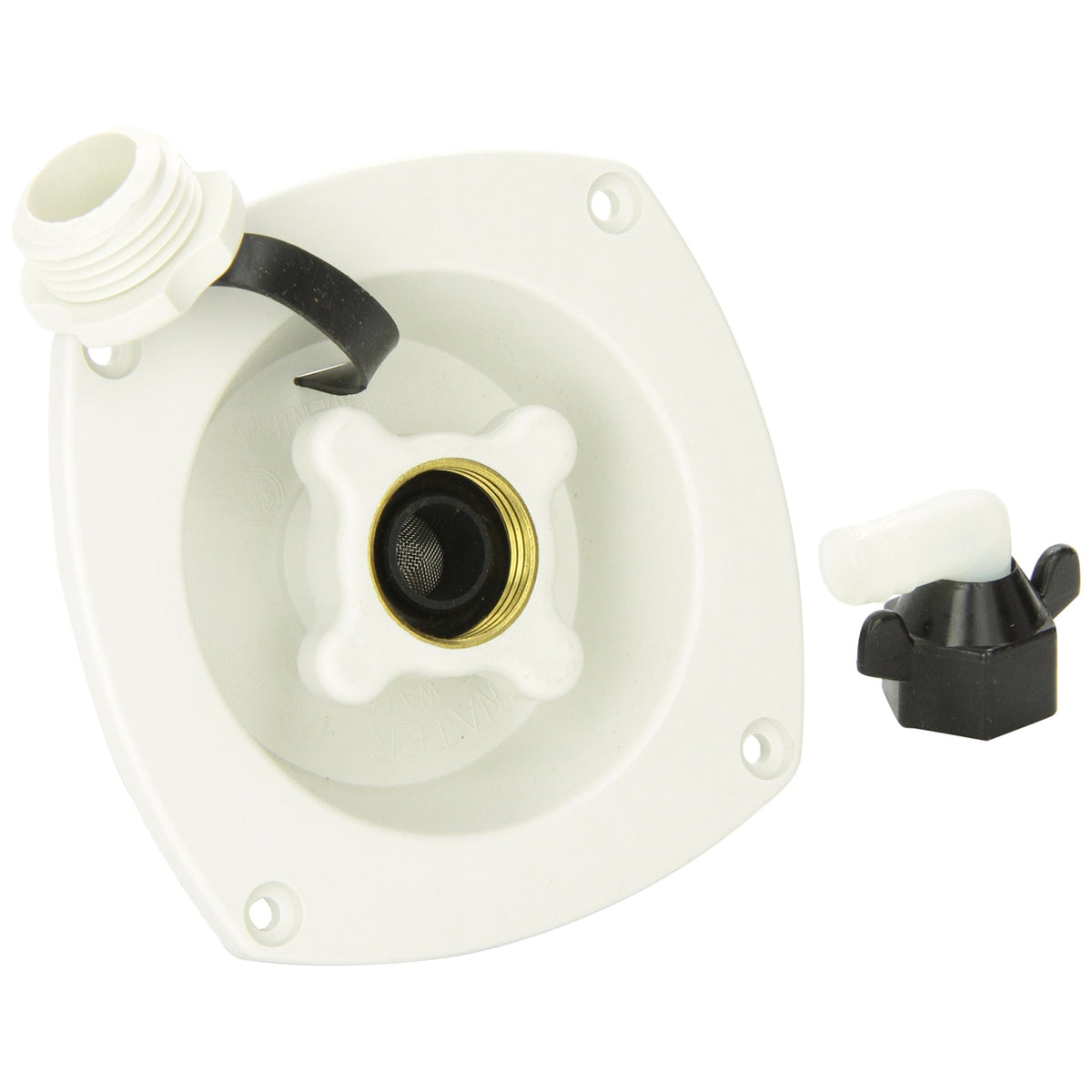 Shurflo By Pentair Pressure Reducing City Water Entry - Wall Mount - Gel White