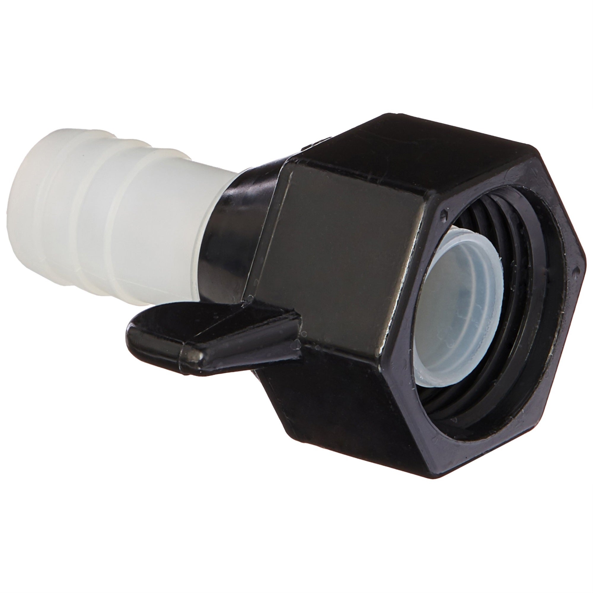 Shurflo (244-2926 1/2' X 14 Npt X 1/2' Barb Straight Wingnut Swivel Adapter