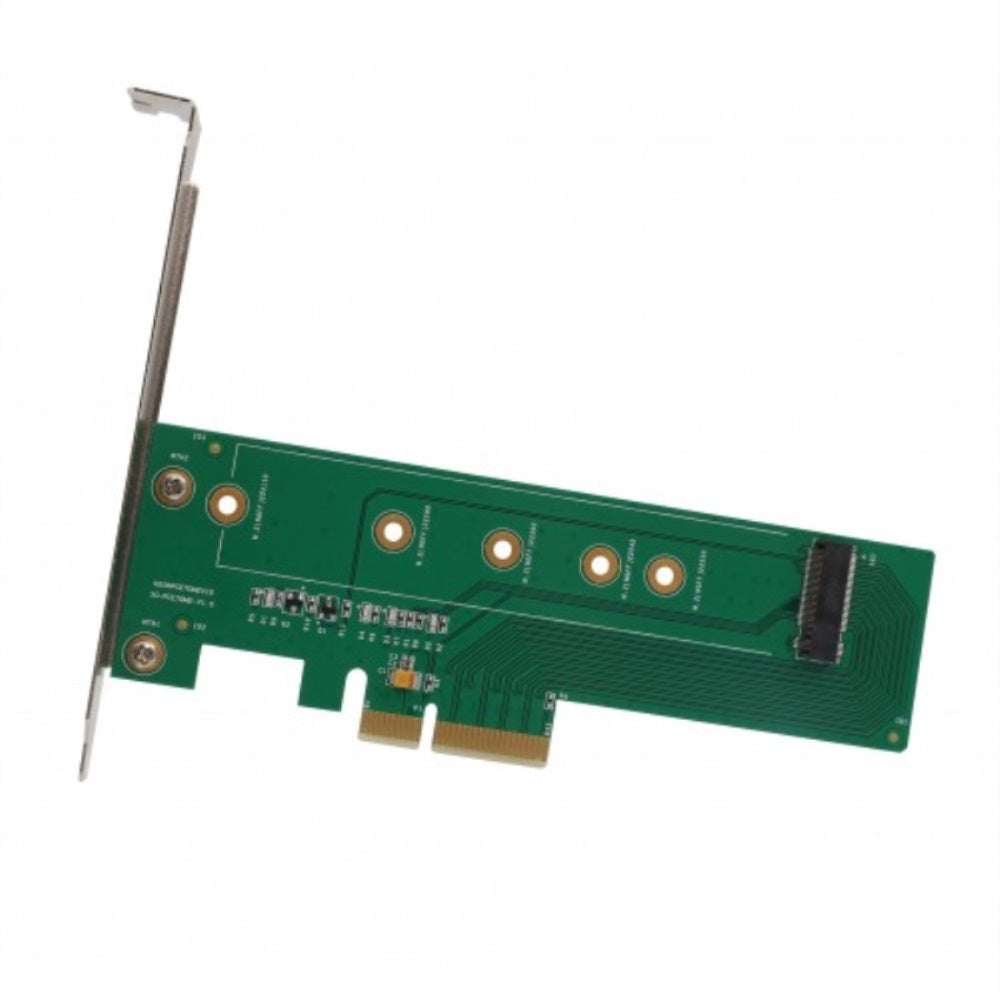 PCI-Express 3.0, x4 M.2 NGFF Card, Support 42mm / 60 mm / 80 mm SSD, Type 2280-D5-M Connector on Board, with LPB
