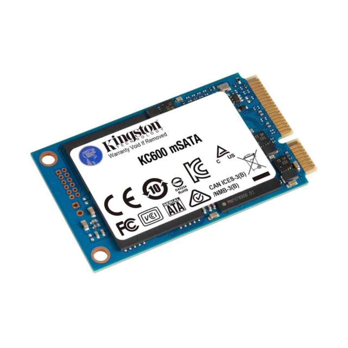 Kingston Kc600 512Gb Msata Solid State Drive (3D Tlc)