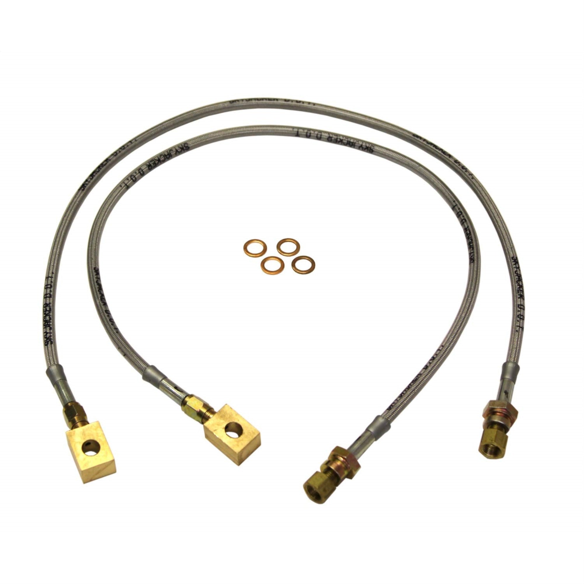 Skyjacker (Fbl93) 4'- 6' Stainless Steel Brake Line - Pair