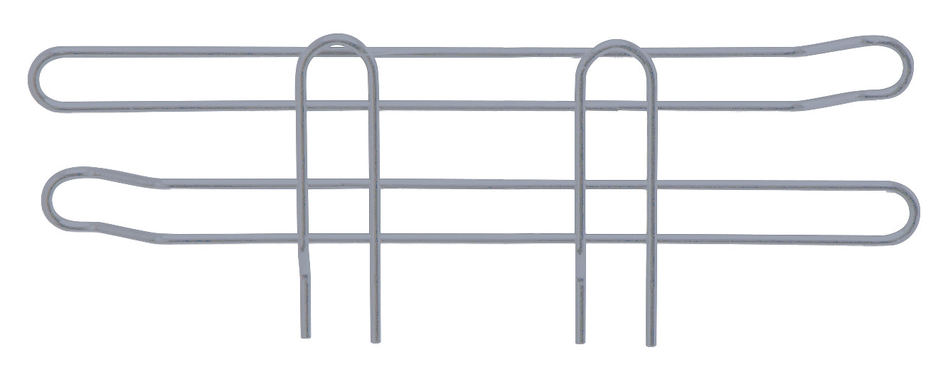 Side Ledge, 12"D x 4"H, gray epoxy antimicrobial finish
