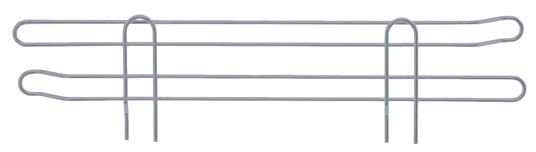 Side Ledge, 21"D x 4"H, gray epoxy antimicrobial finish