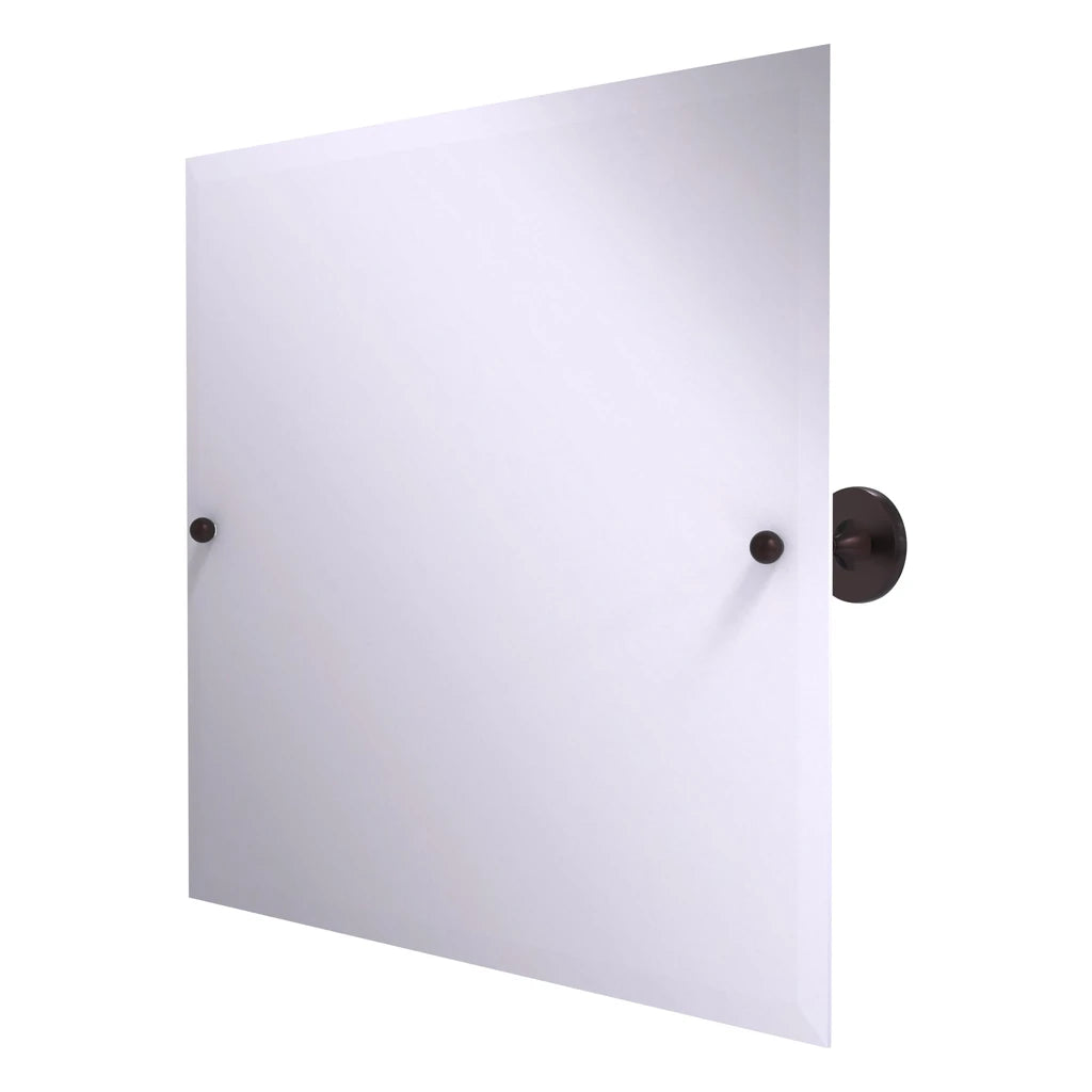 Shadwell Collection Frameless Landscape Rectangular Tilt Mirror with Beveled Edge - SL-93-ABZ