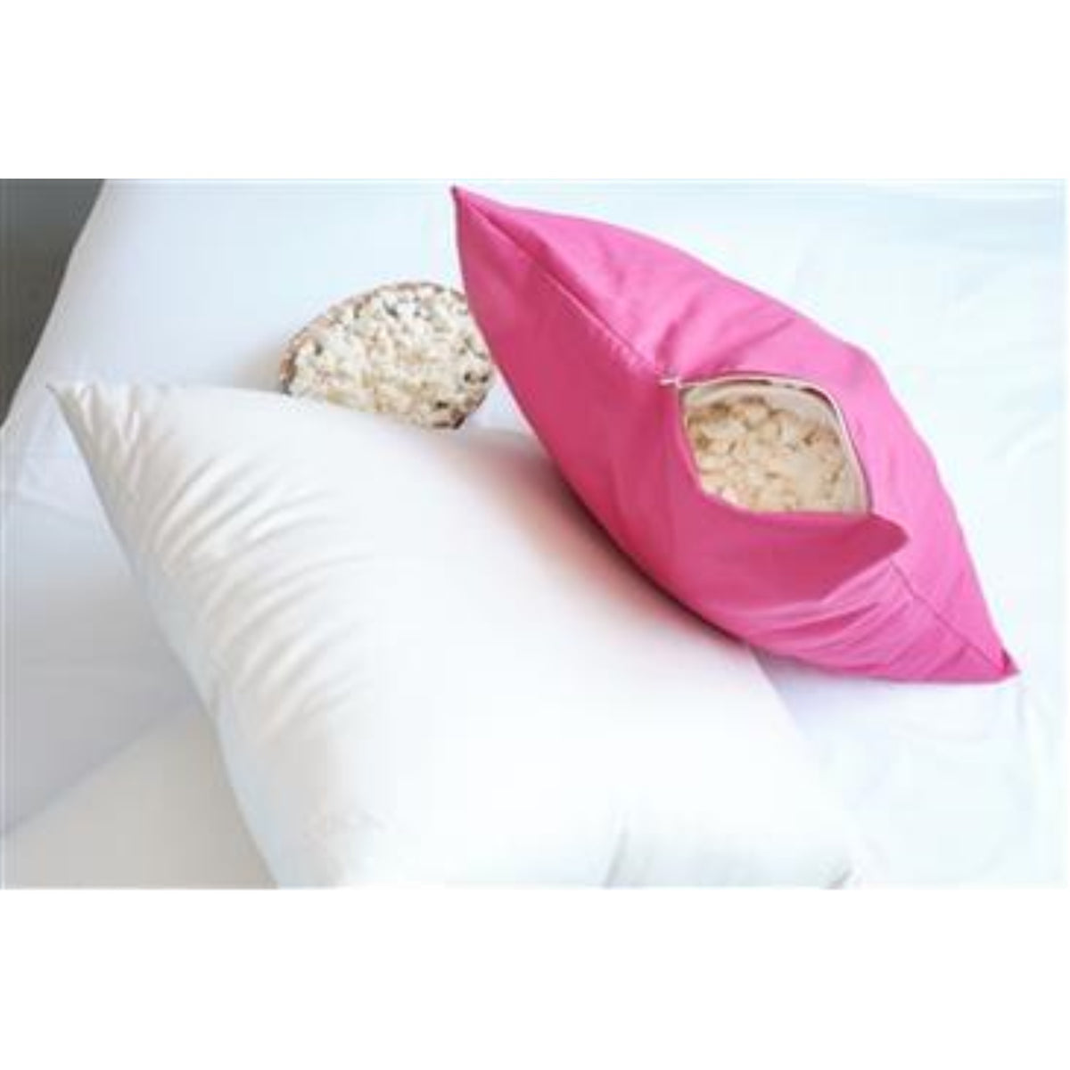 Shredded Foam Foam Pillows - Foam Shredded   In Org Sateen Sheeting Case