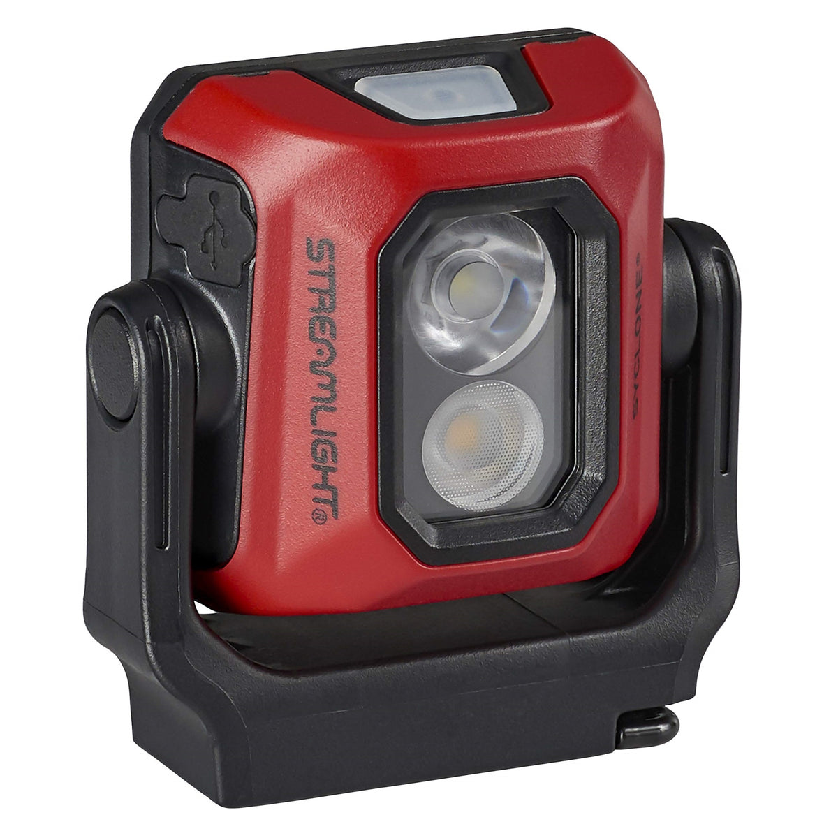 Streamlight 61510 Syclone 400-Lumen Usb Rechargeable Multi-Function Compact Work Light, Red