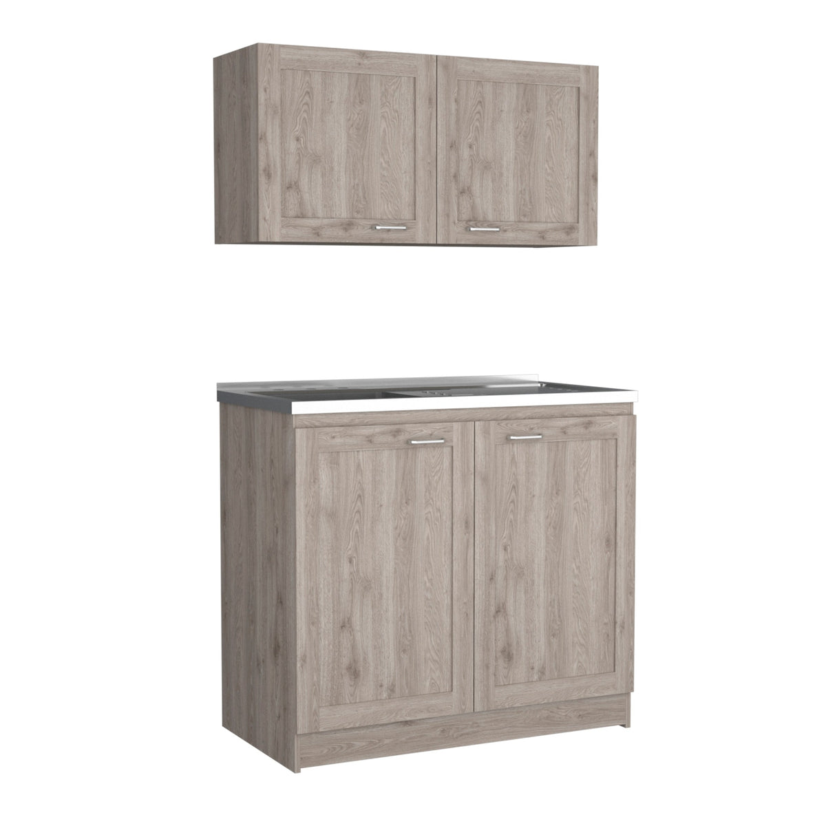 Zurich Cabinet Set  -Kitchen -Light Gray