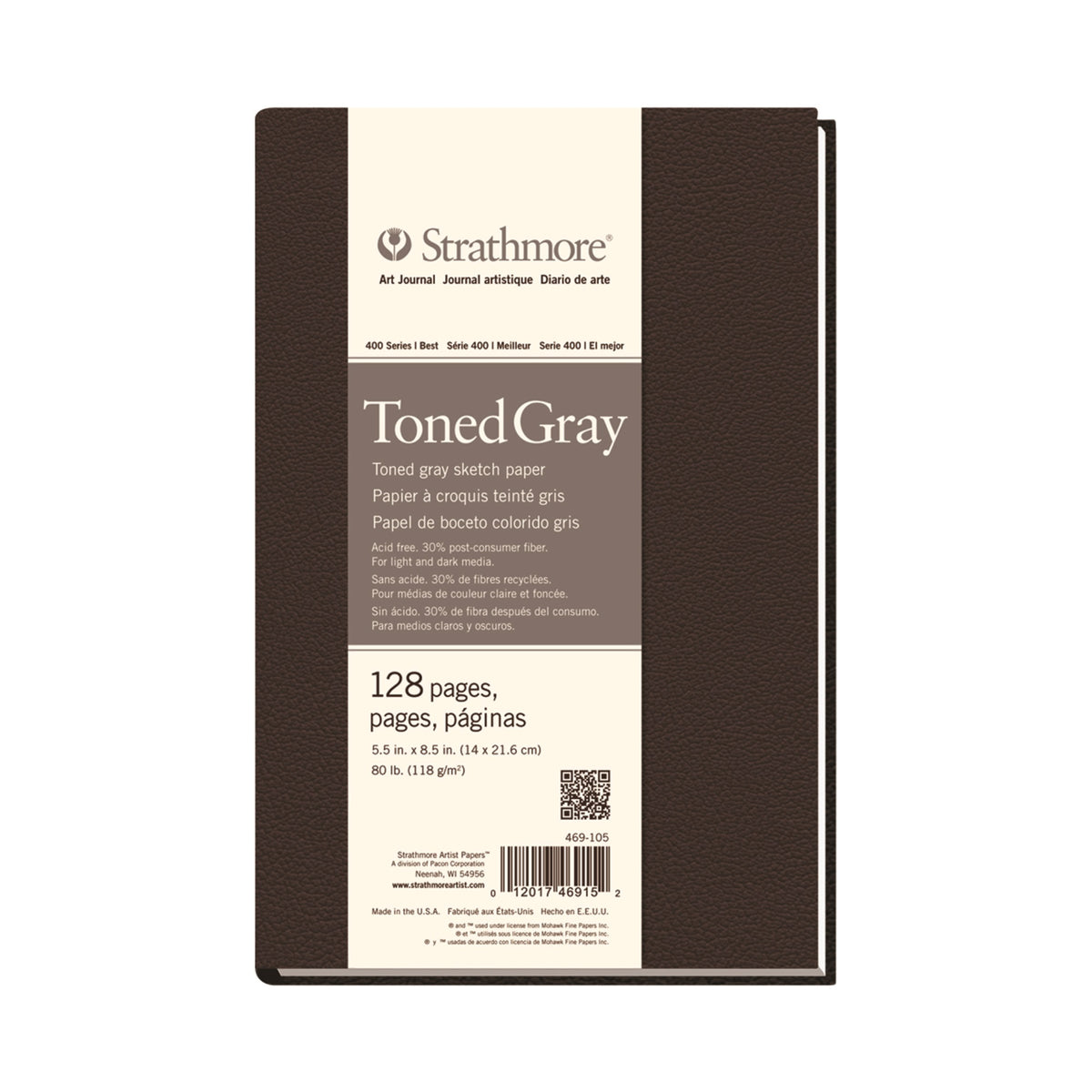 Art Jrnl Hb Tne Gray 5.5X8.5