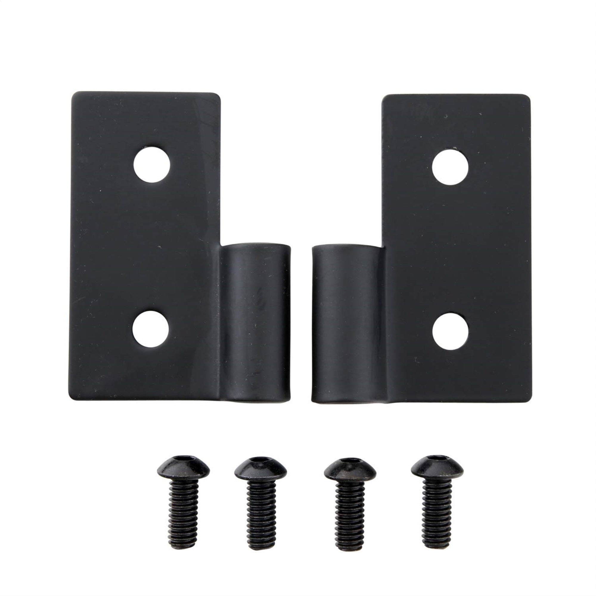 Smittybilt 7607 Lower Door Hinge Brackets-Gloss Black