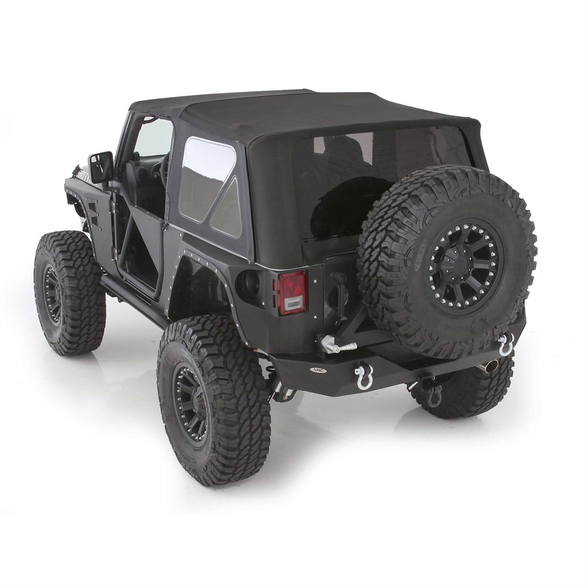 Smittybilt 9075235 Black Diamond Replacement Top With Tinted Side Windows For Jeep Jk 2-Door