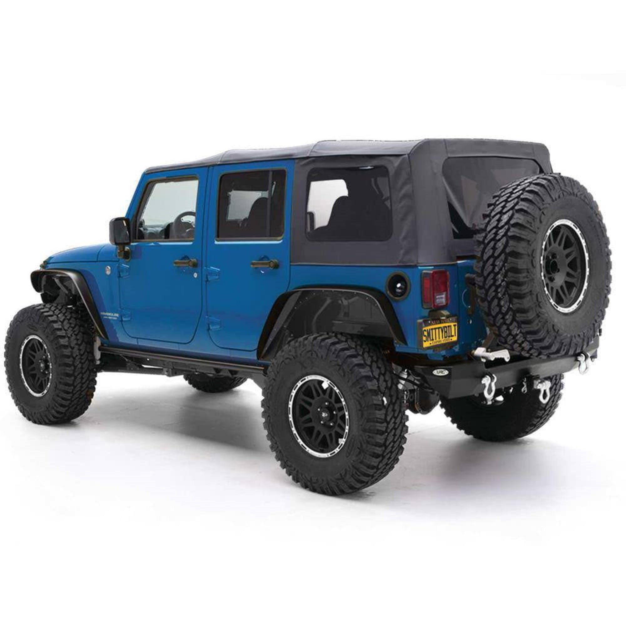Smittybilt 9085235 Black Diamond Replacement Top With Tinted Side Windows For Jeep Jk 4-Door