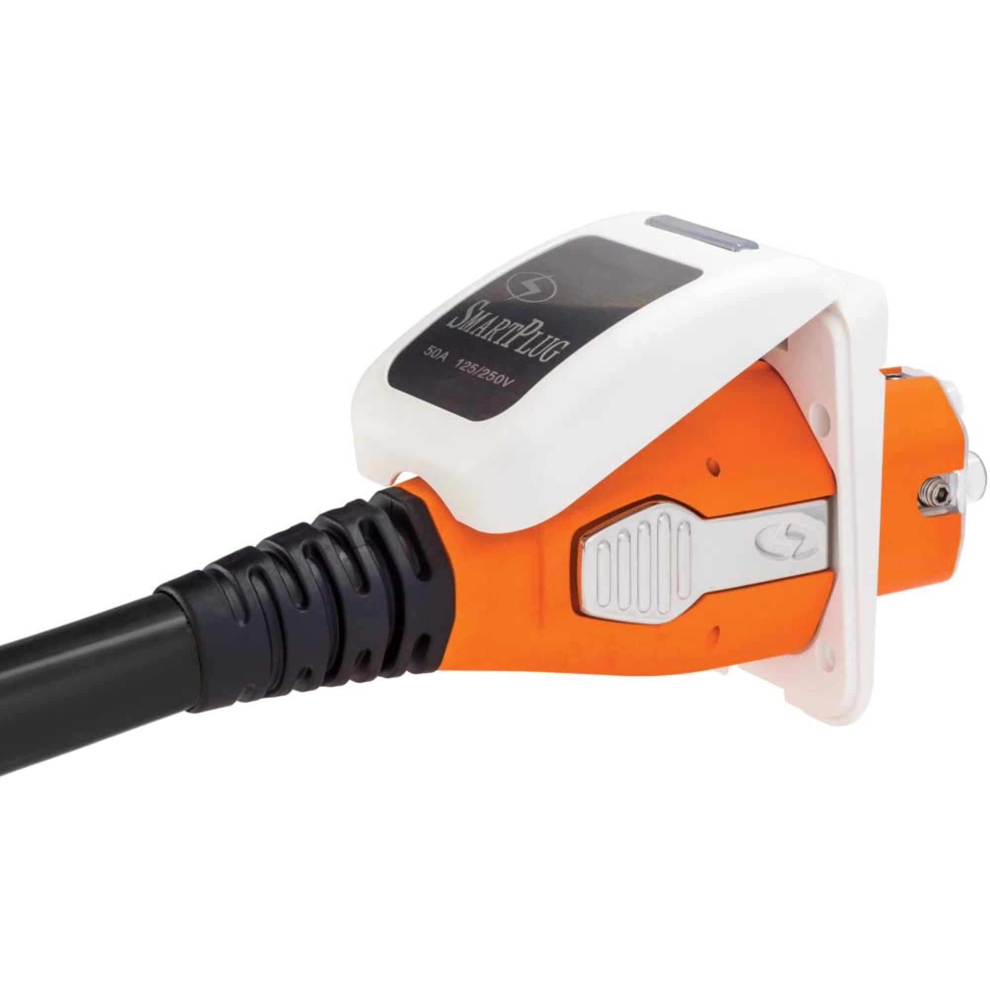 Smartplug 50 Amp Inlet & Female Cord Connector Combo - White