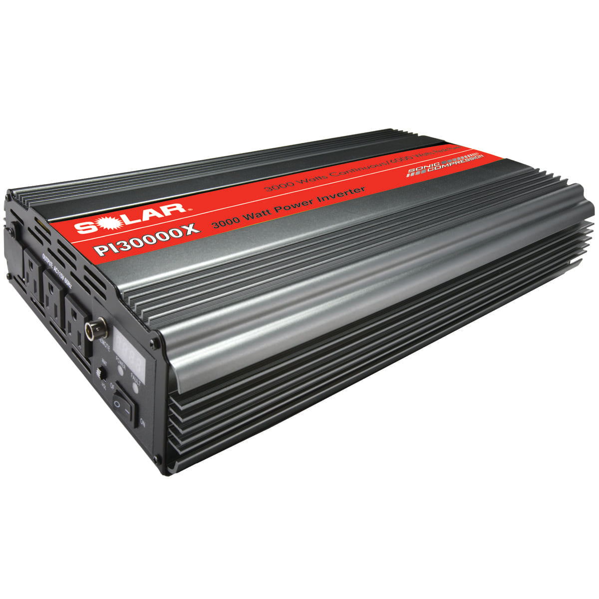 3000W Invert 3 Outlet/Jnct Blk