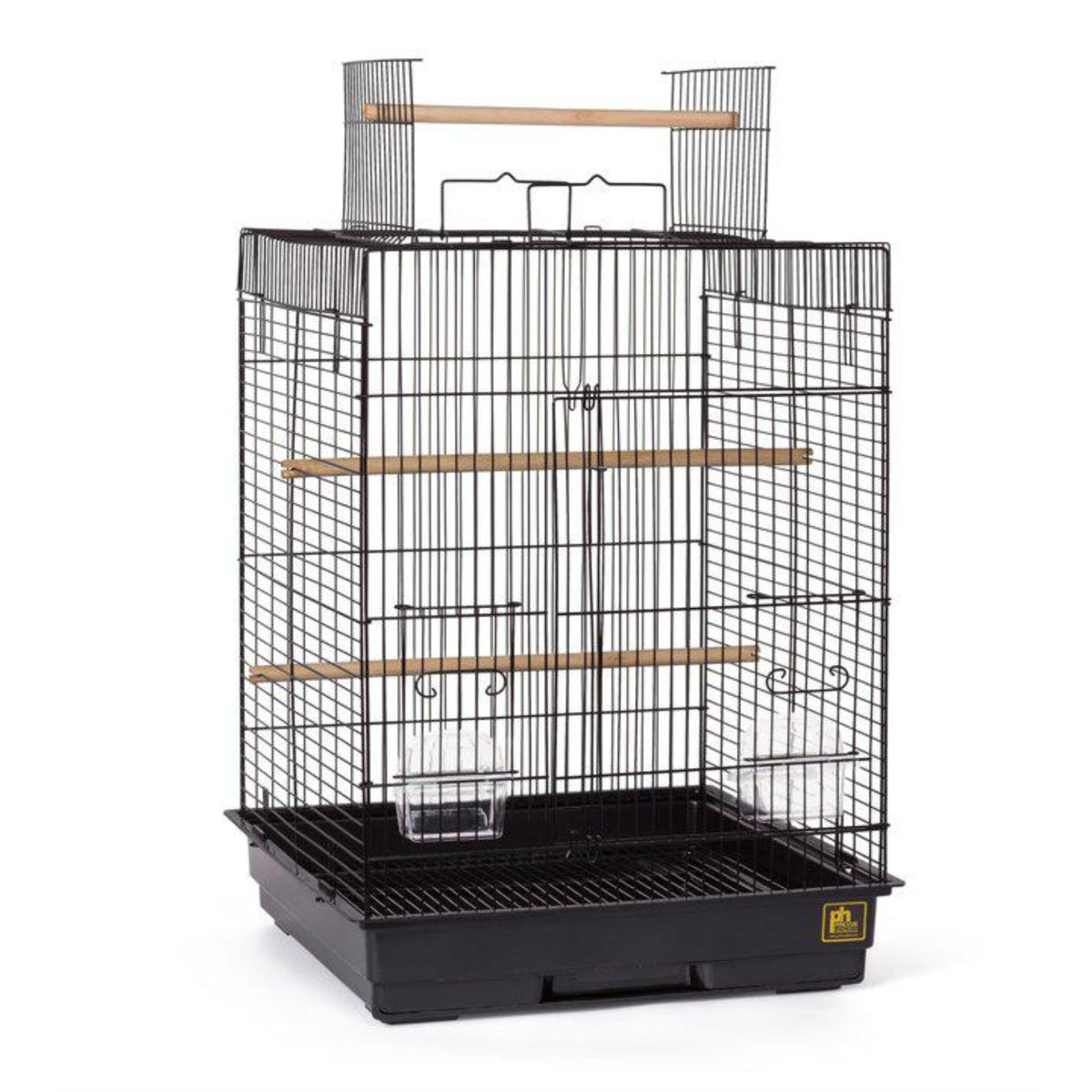 Cockatiel Playtop Bird Cage - Black