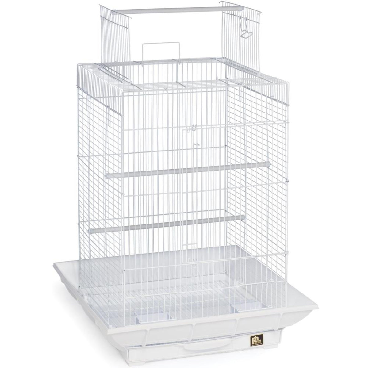 Clean Life Playtop Bird Cage - White