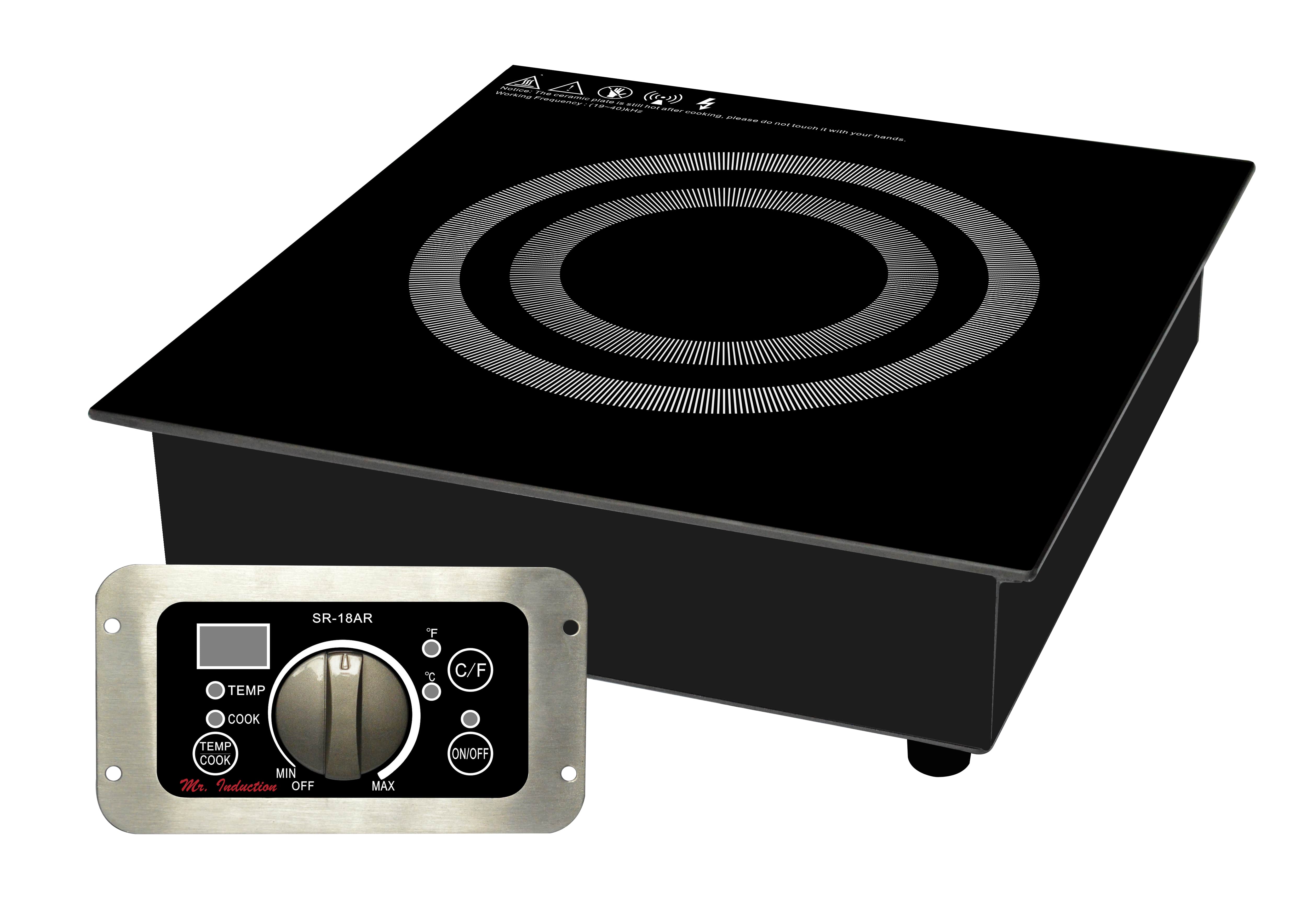 1800W Commercial Induction Range (Built-In)