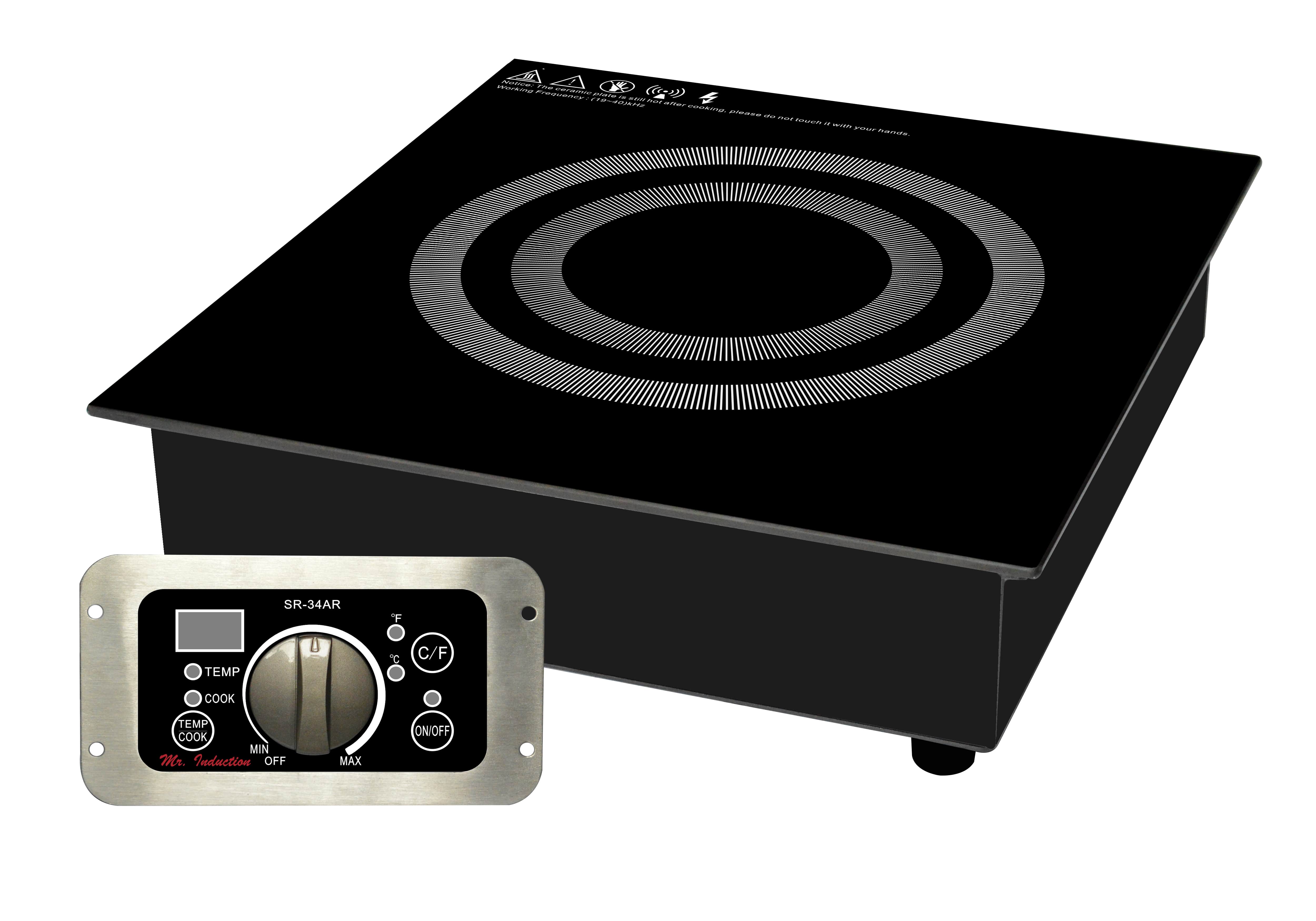3400W Commercial Induction Range(Built-In)