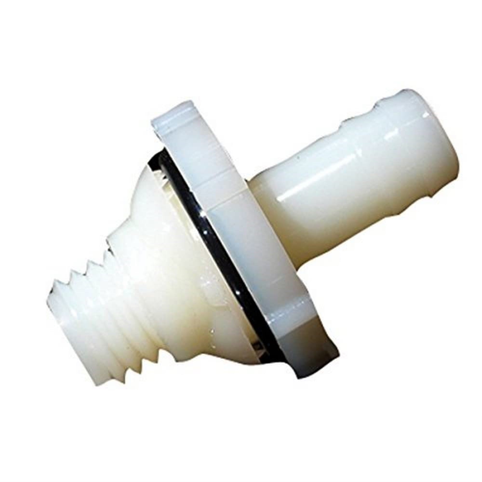 Specialty Recreation (Tf-1) 1/2' Barb Self Seal Water Tank Fitting, White