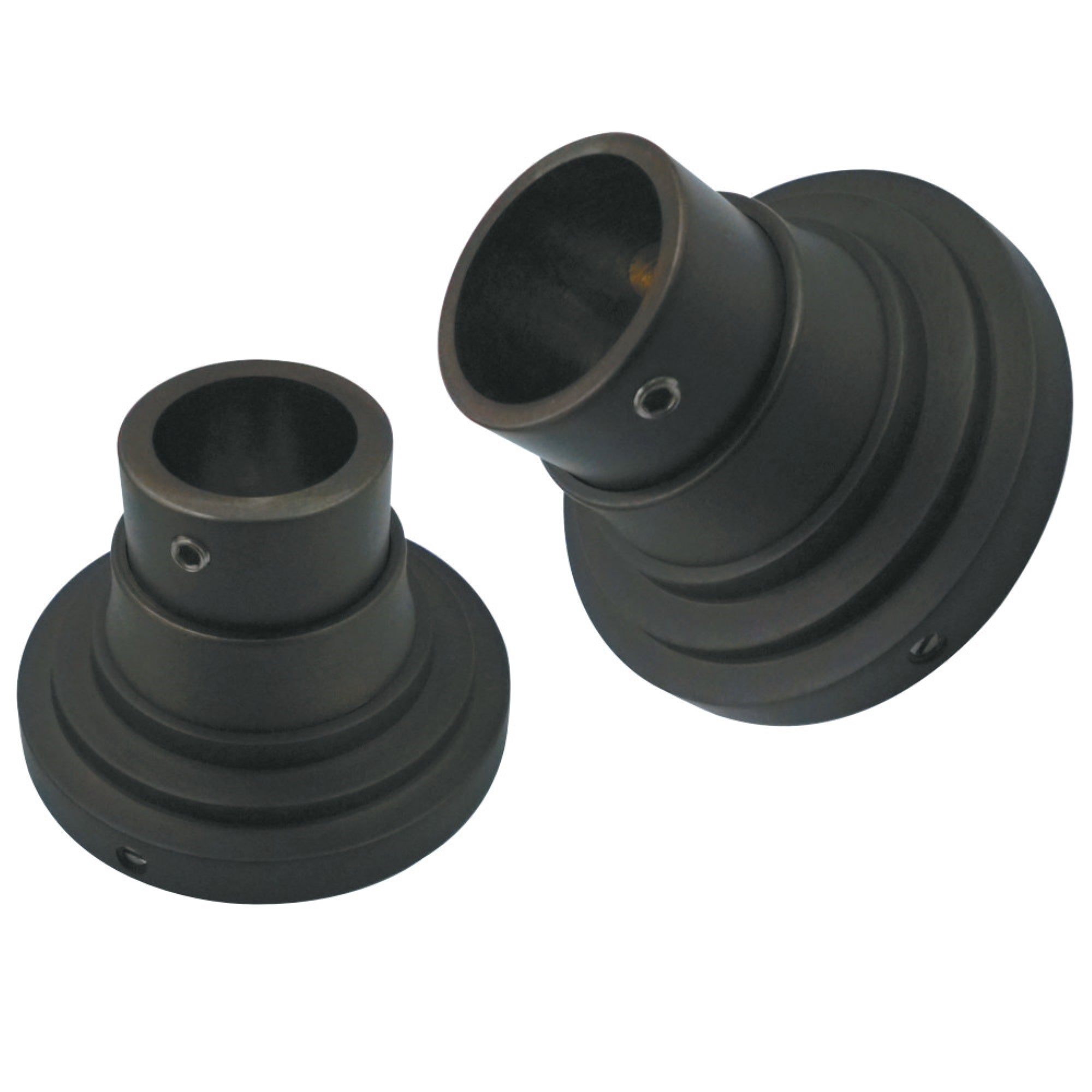 Kingston Brass Srp2715 Brass Shower Rod Base For Milano Straight Or Tension Shower Rod, Oil Rubbed Bronze