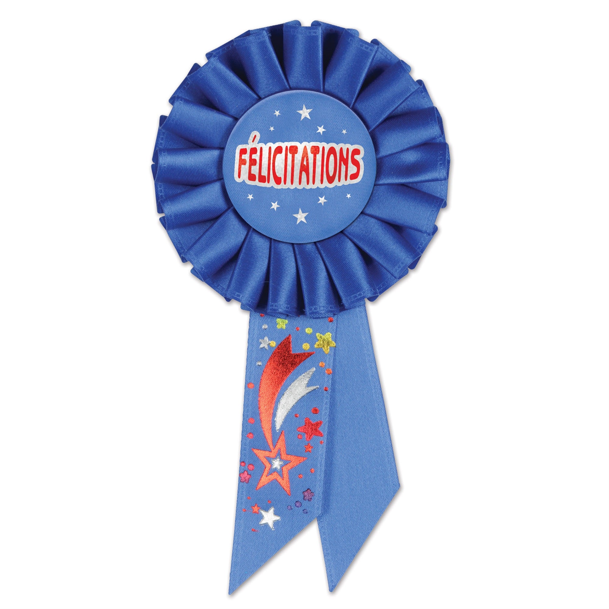 Felicitations (Congratulations) Rosette, (Pack Of 6)