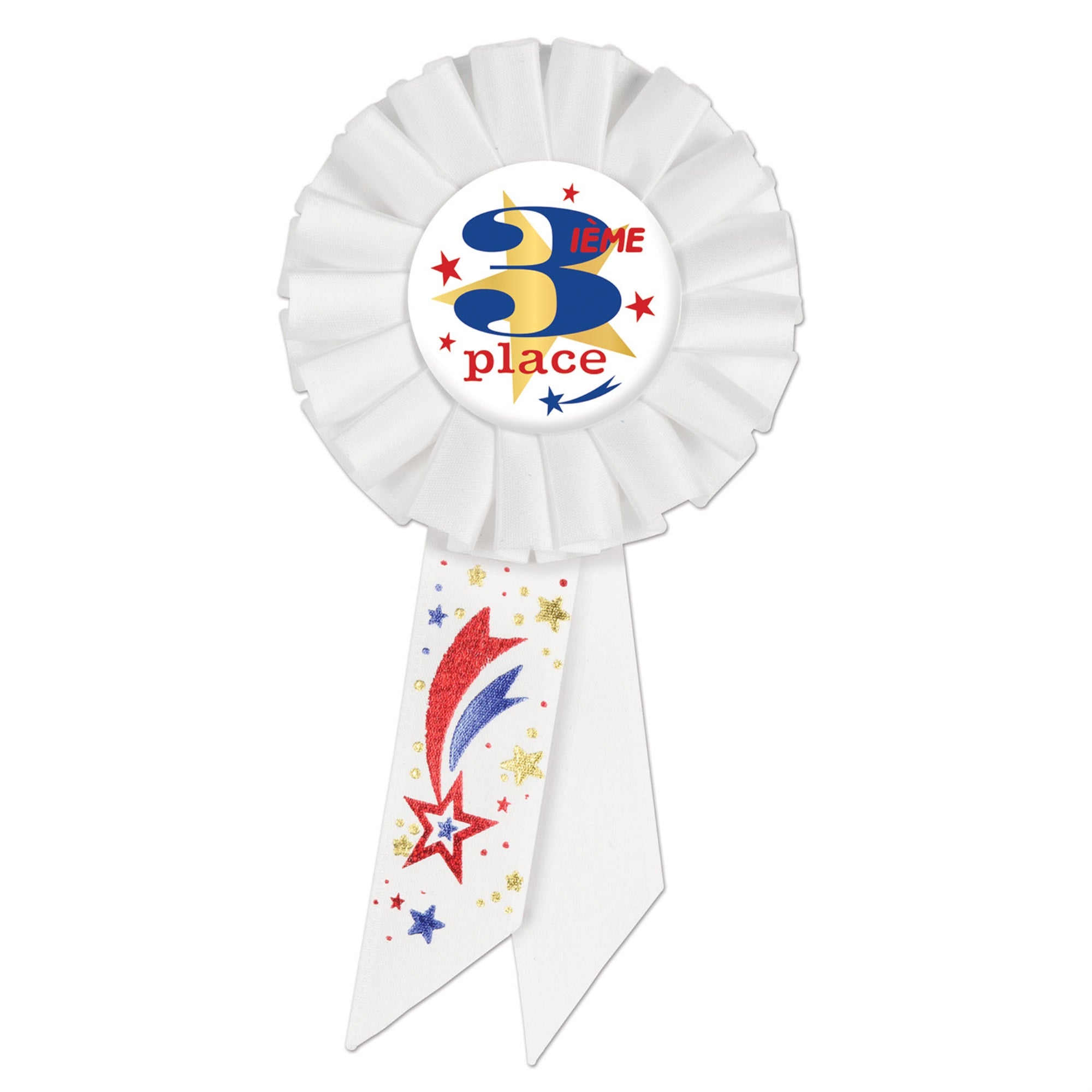 3Ieme Place (3Rd Place) Rosette, (Pack Of 6)