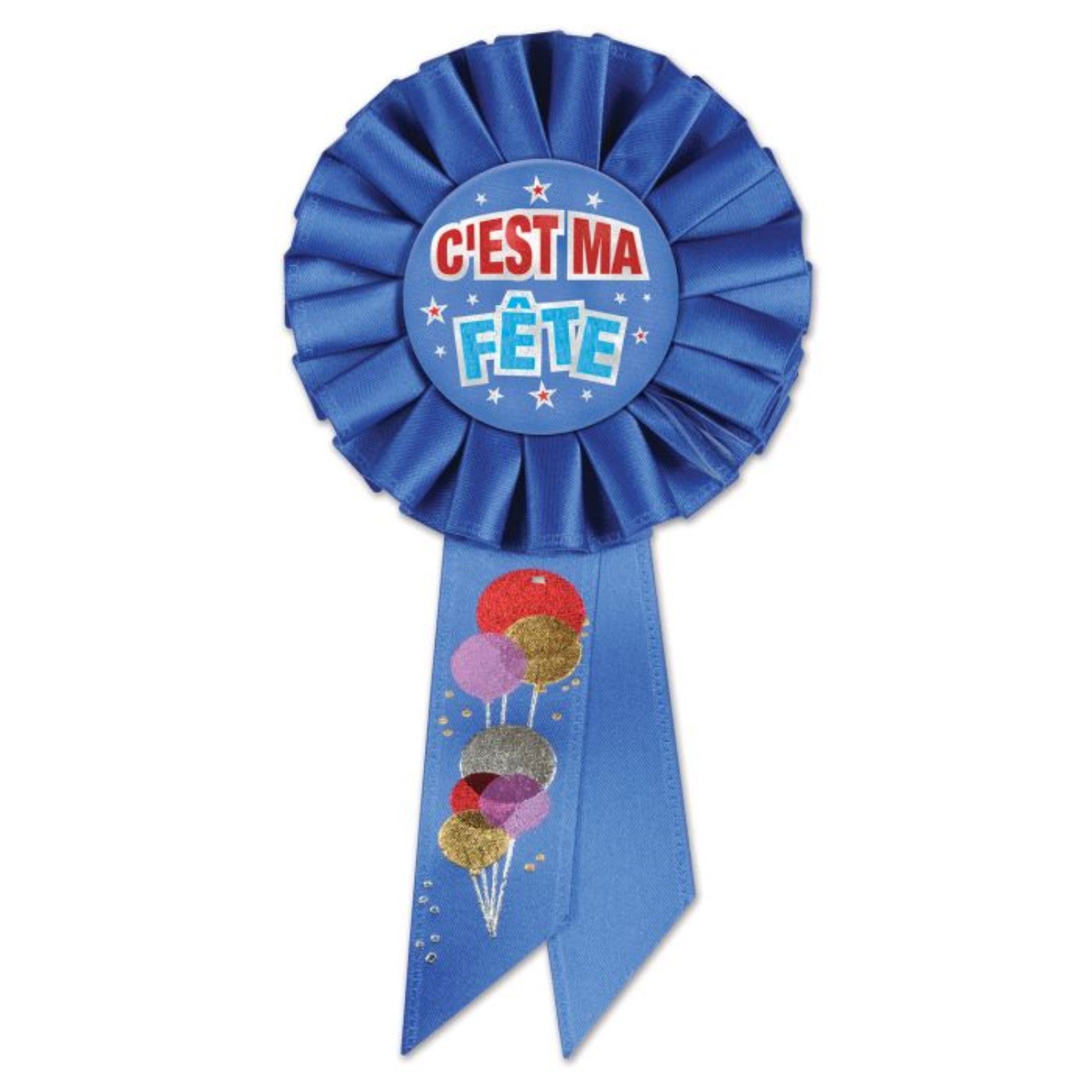 Cest Ma Fete (Birthday Boy) Rosette, (Pack Of 6)