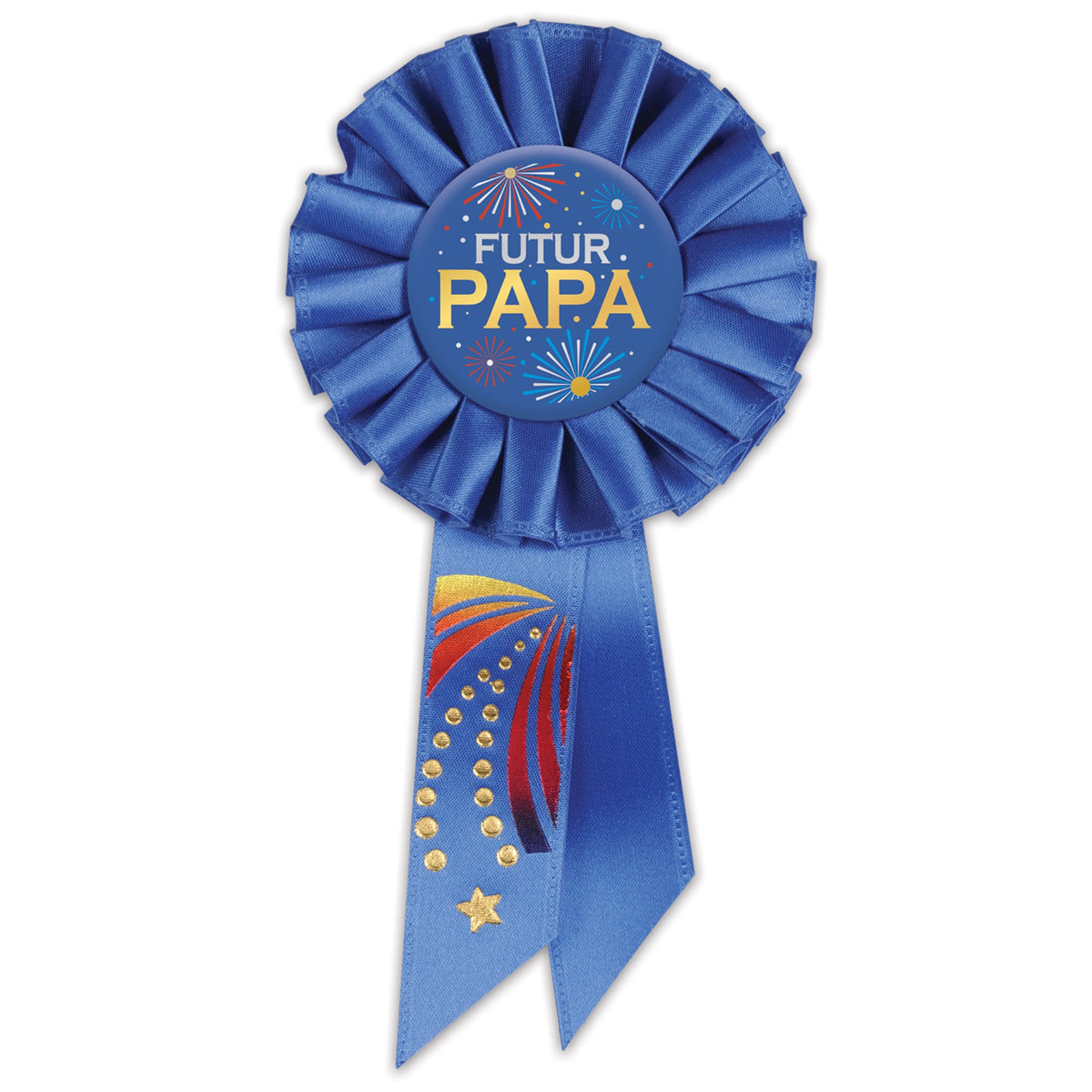 Futur Papa (Dad To Be) Rosette, (Pack Of 6)