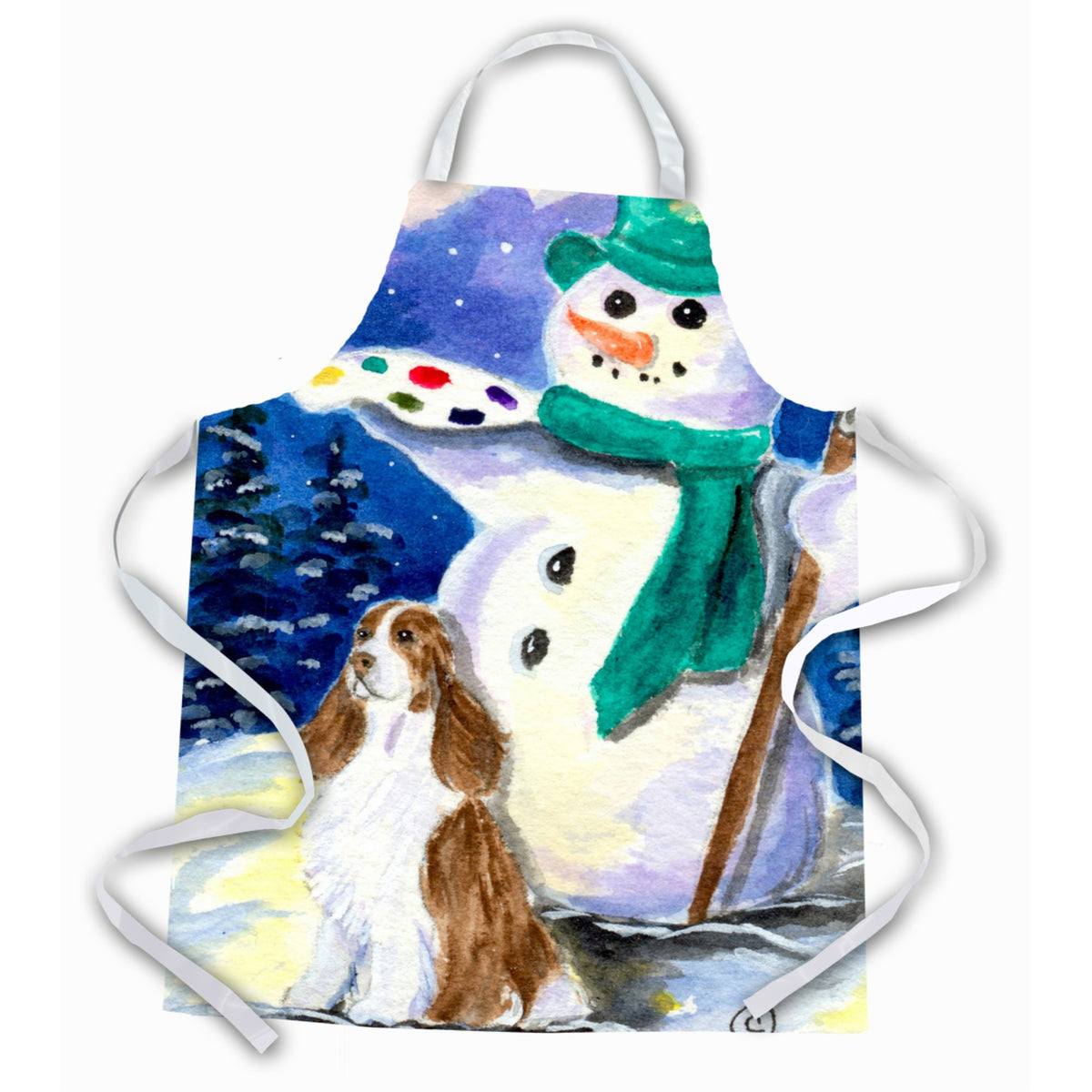 Caroline'S Treasures Ss1002Apron English Springer Spaniel Apron, Large, Multicolor