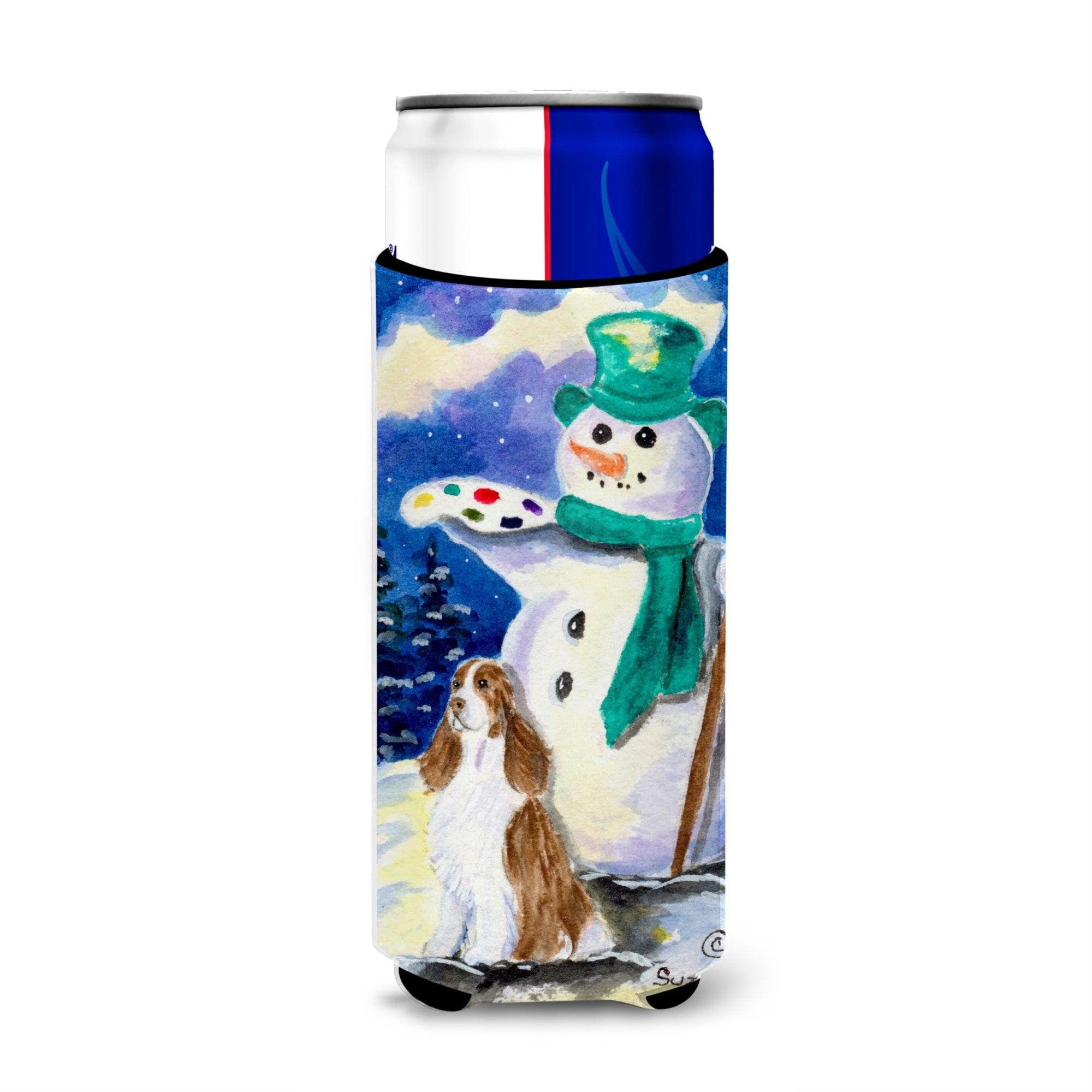 English Springer Spaniel Ultra Beverage Insulators For Slim Cans Ss1002Muk