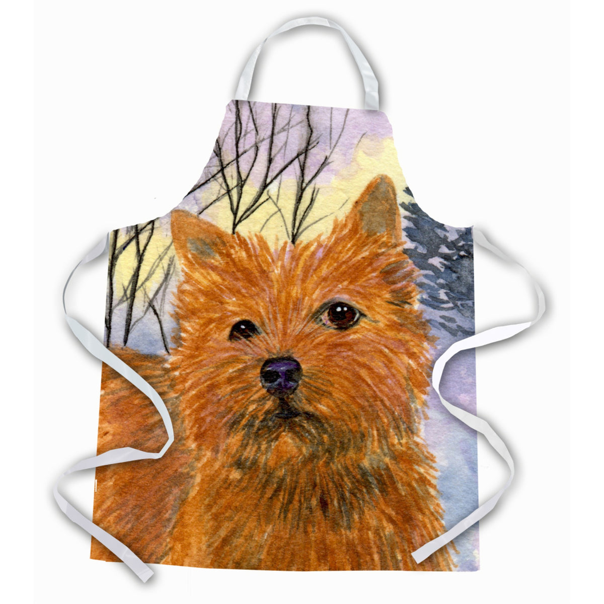 Caroline'S Treasures Ss1012Apron Norwich Terrier Apron, Large, Multicolor