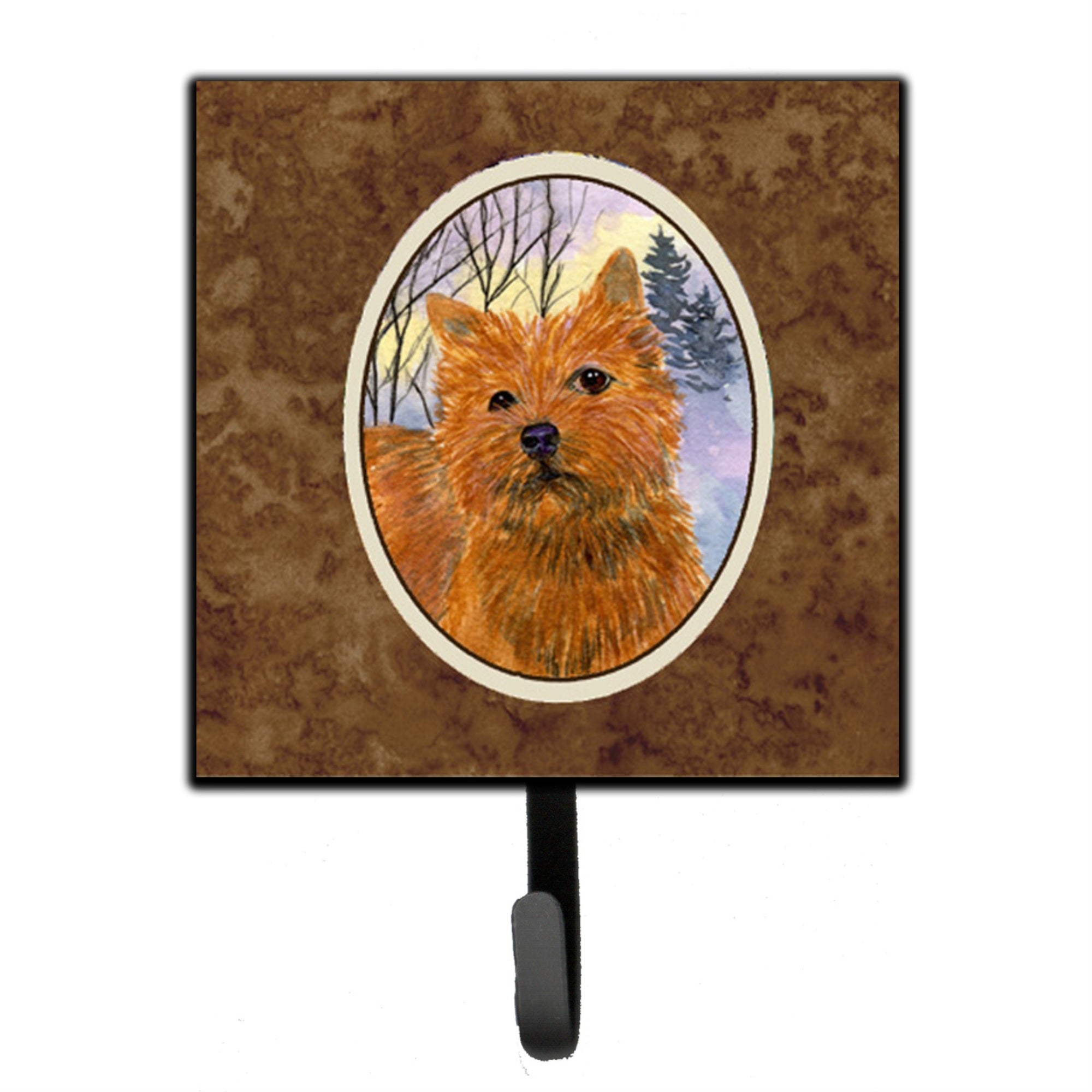 Caroline'S Treasures Ss1012Sh4 Norwich Terrier Leash Holder Or Key Hook, Small, Multicolor