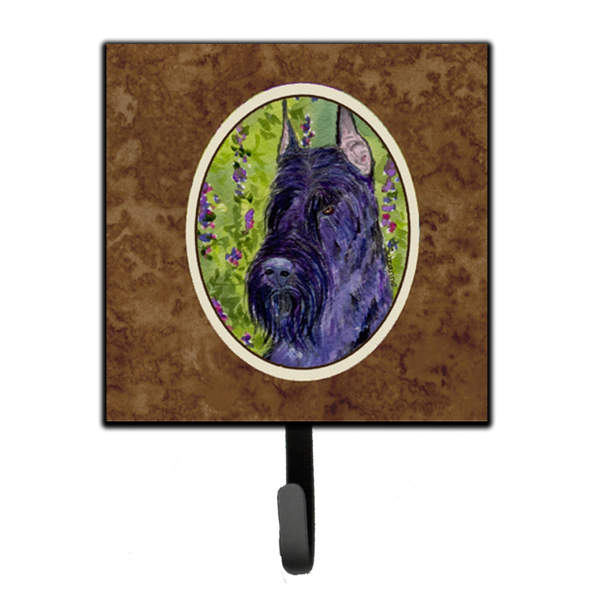Caroline'S Treasures Ss1018Sh4 Scottish Terrier Leash Holder Or Key Hook, Small, Multicolor